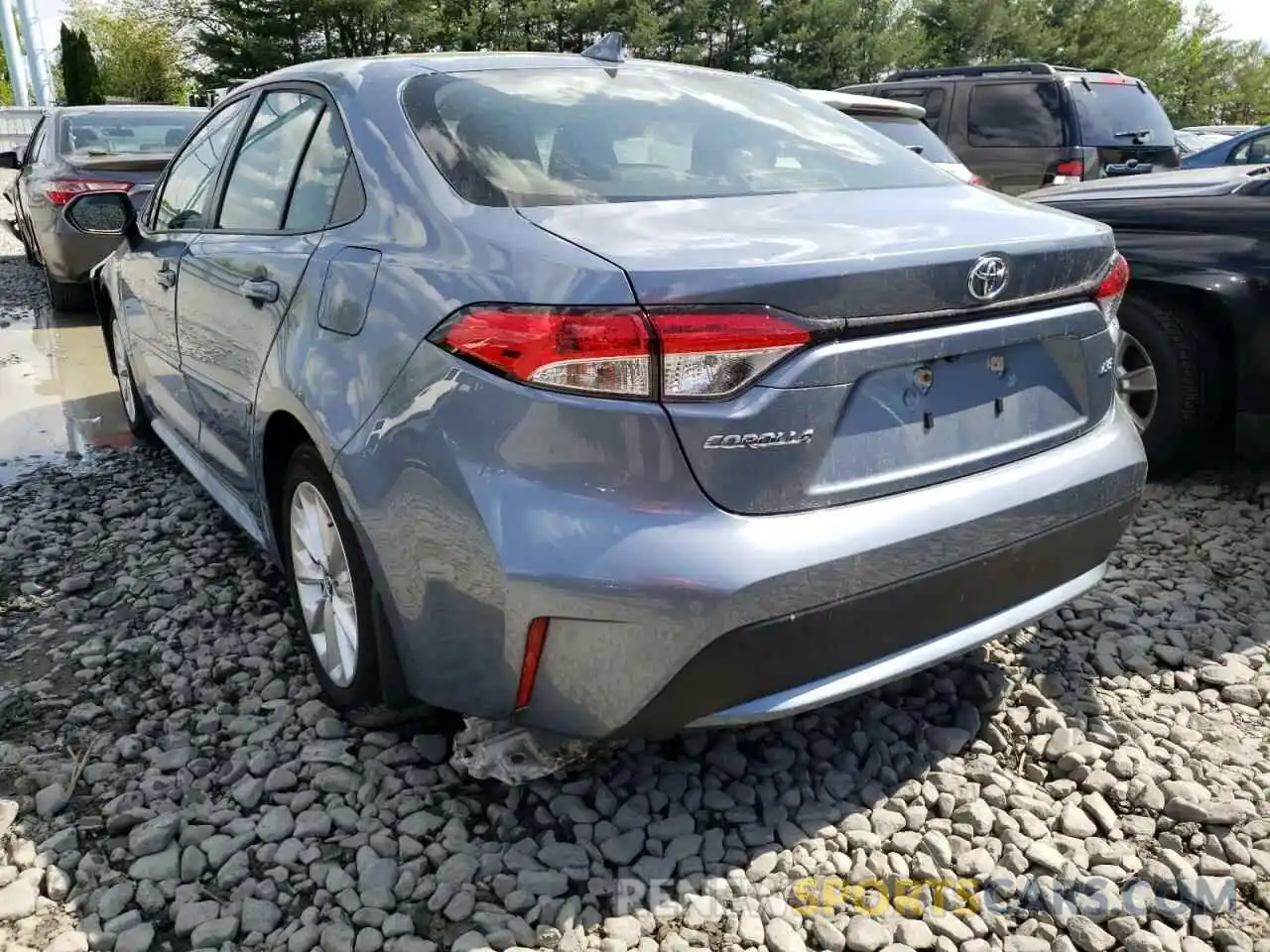 3 Photograph of a damaged car JTDVPMAE1MJ120327 TOYOTA COROLLA 2021