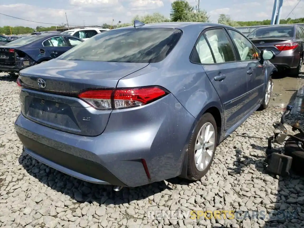 4 Photograph of a damaged car JTDVPMAE1MJ120327 TOYOTA COROLLA 2021