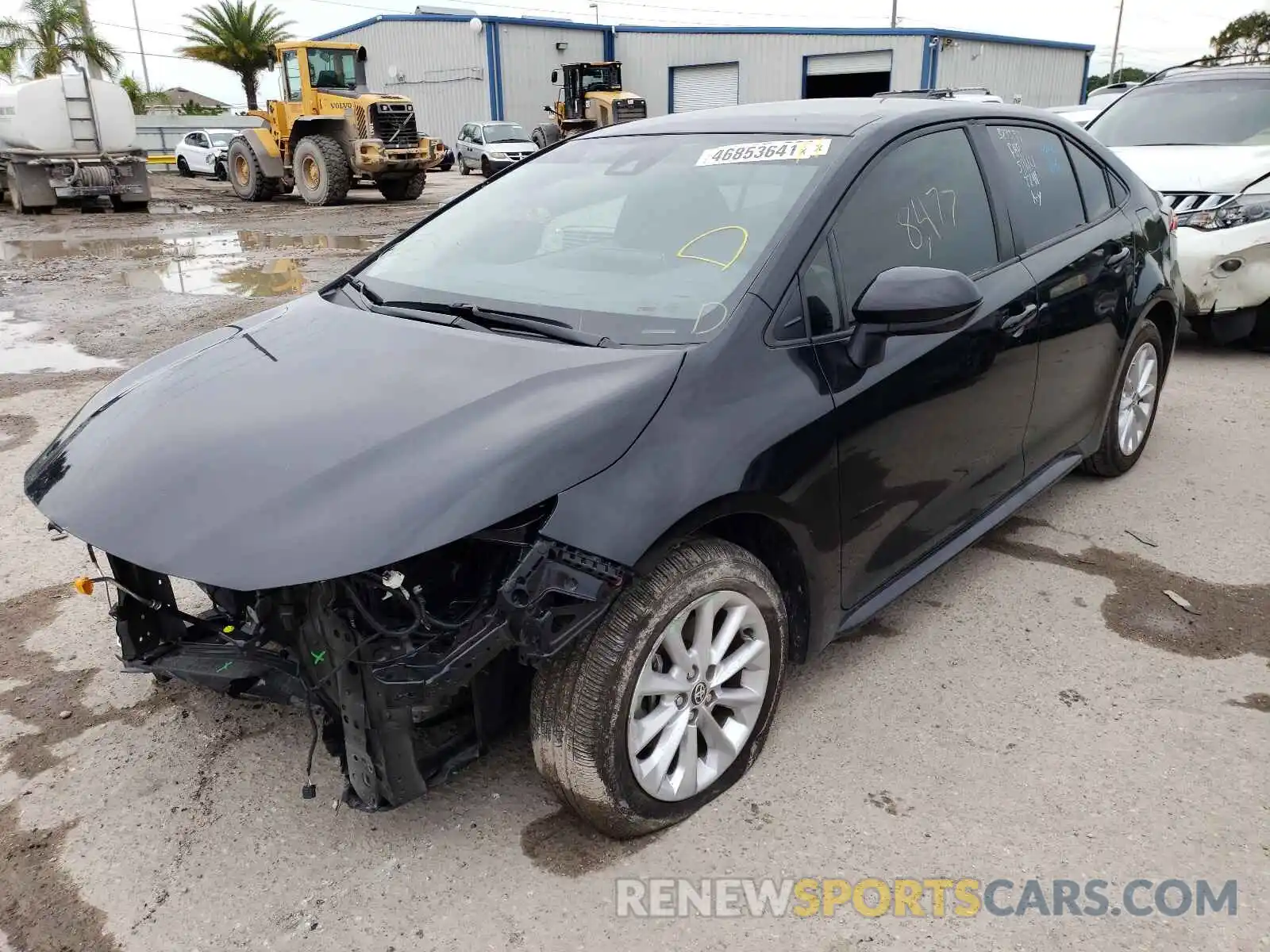 2 Photograph of a damaged car JTDVPMAE1MJ121963 TOYOTA COROLLA 2021