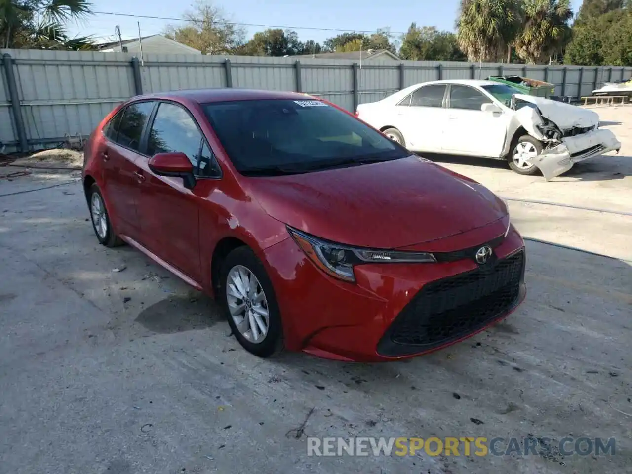 1 Photograph of a damaged car JTDVPMAE1MJ122837 TOYOTA COROLLA 2021