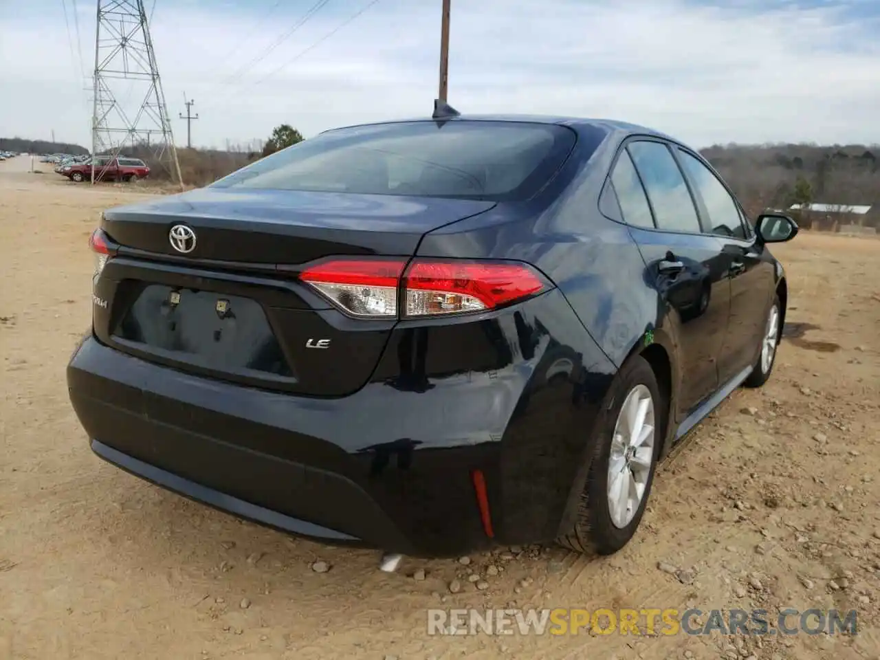 4 Photograph of a damaged car JTDVPMAE1MJ123065 TOYOTA COROLLA 2021