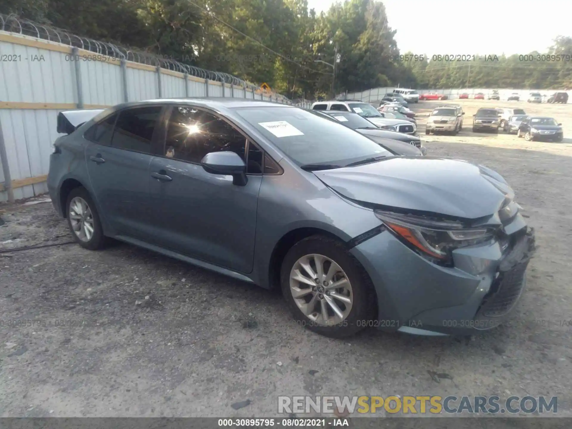 1 Photograph of a damaged car JTDVPMAE1MJ123471 TOYOTA COROLLA 2021