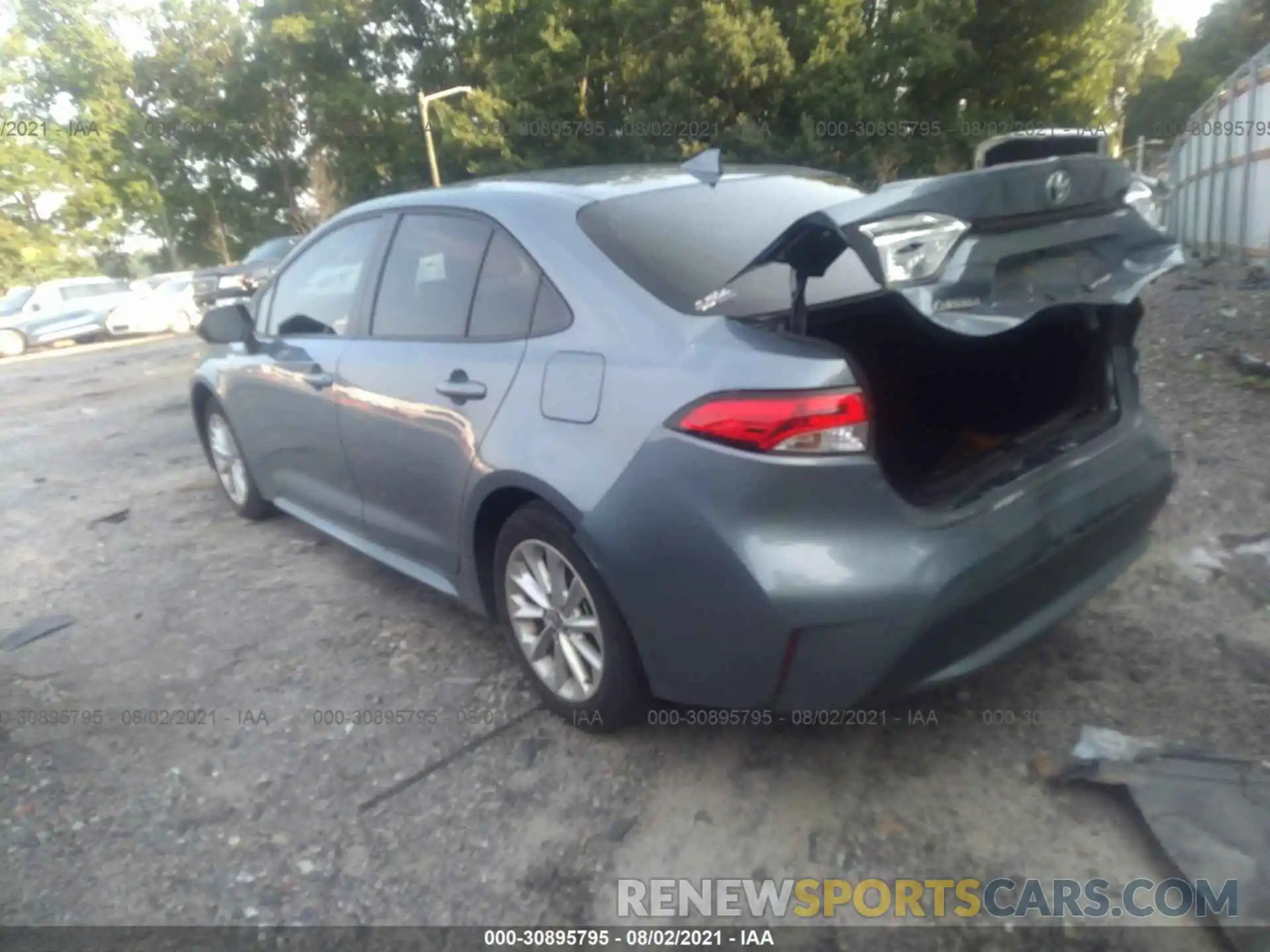 3 Photograph of a damaged car JTDVPMAE1MJ123471 TOYOTA COROLLA 2021