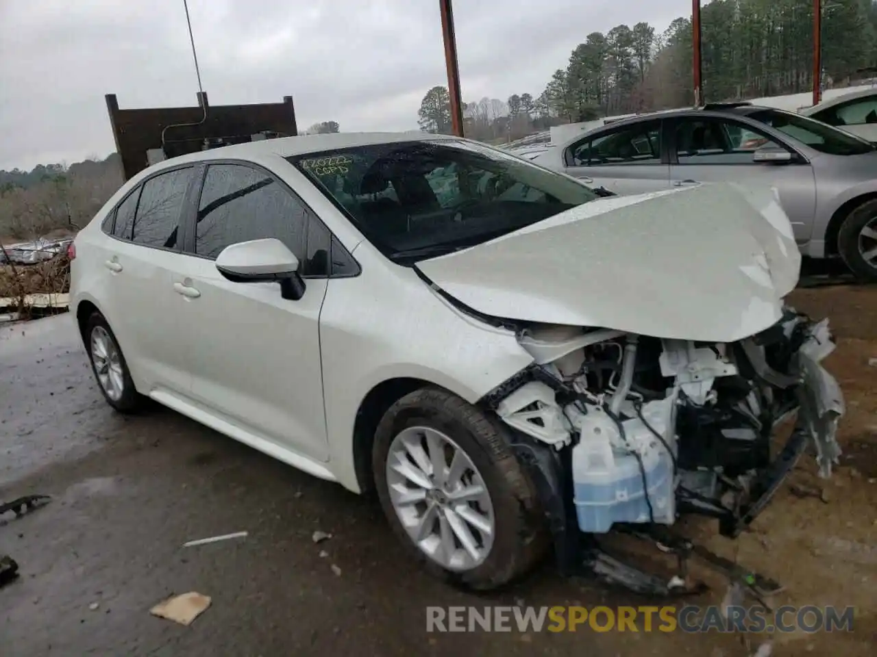 1 Photograph of a damaged car JTDVPMAE1MJ123552 TOYOTA COROLLA 2021