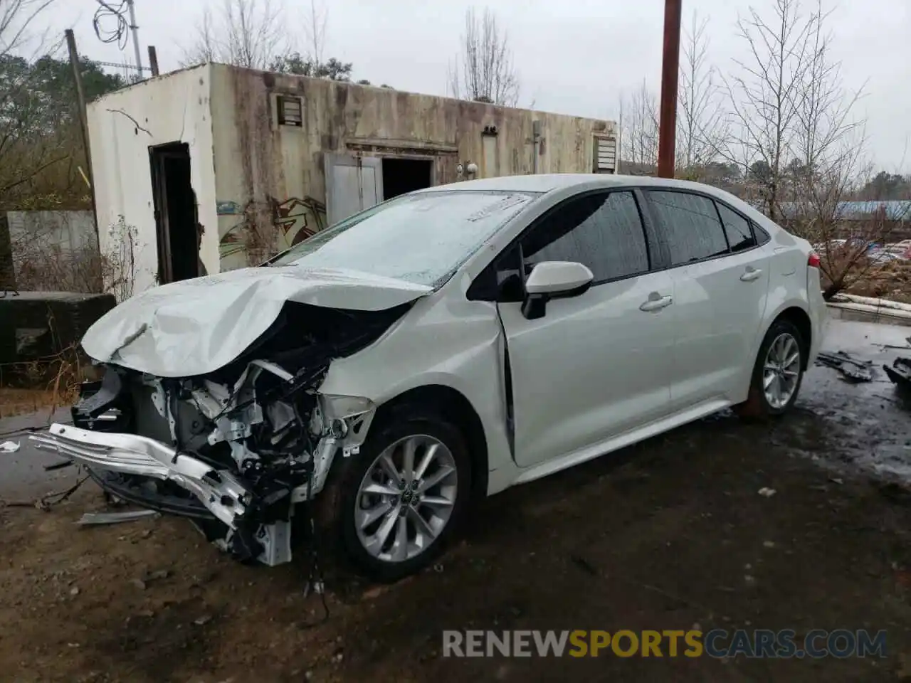 2 Photograph of a damaged car JTDVPMAE1MJ123552 TOYOTA COROLLA 2021