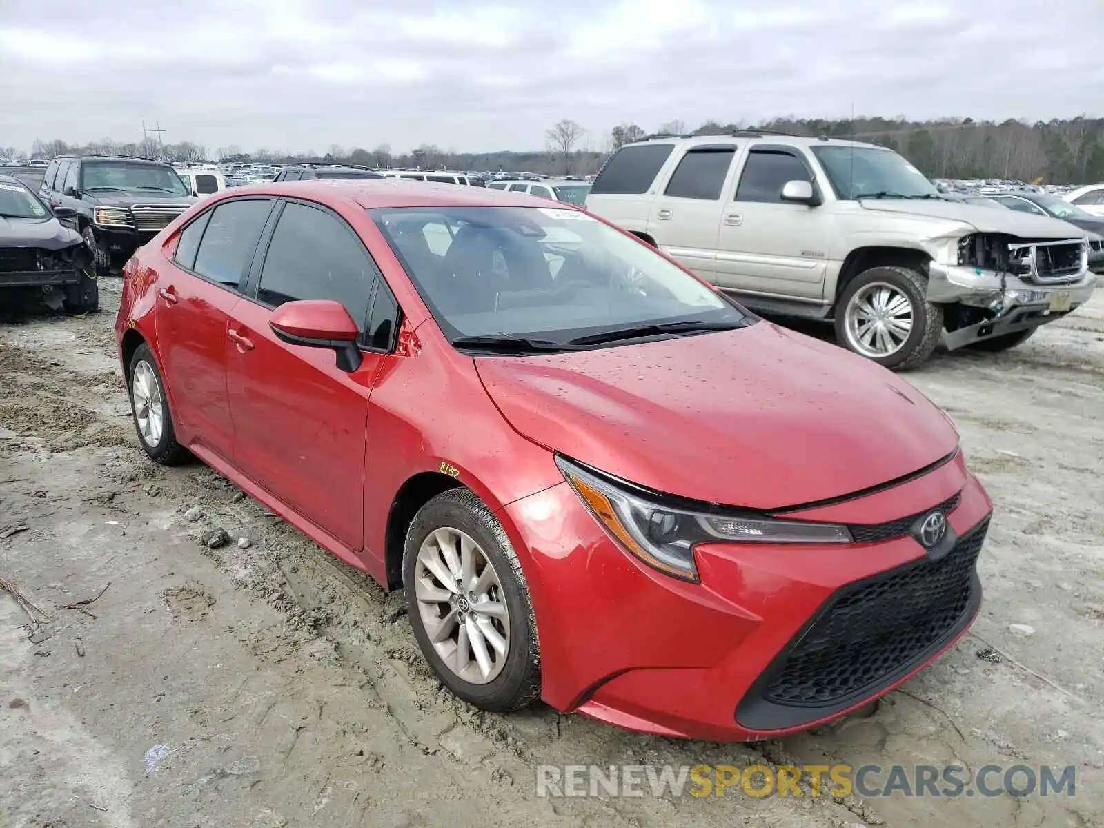 1 Photograph of a damaged car JTDVPMAE1MJ131280 TOYOTA COROLLA 2021