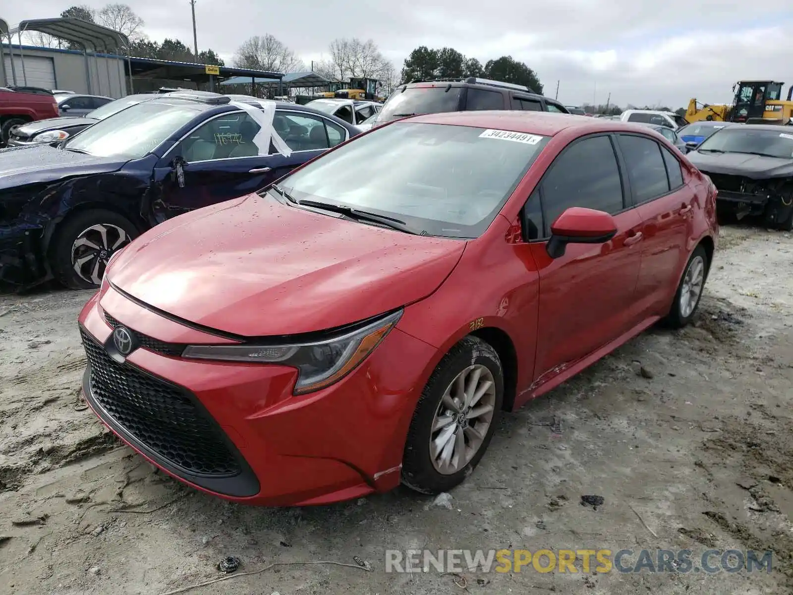 2 Photograph of a damaged car JTDVPMAE1MJ131280 TOYOTA COROLLA 2021