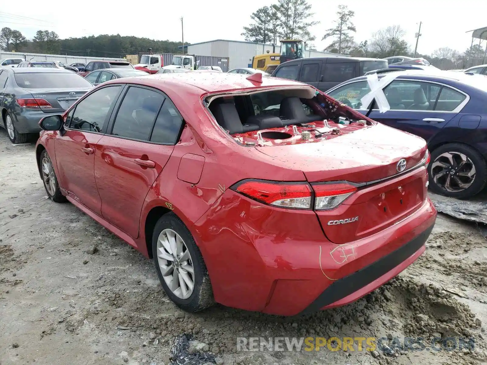 3 Photograph of a damaged car JTDVPMAE1MJ131280 TOYOTA COROLLA 2021