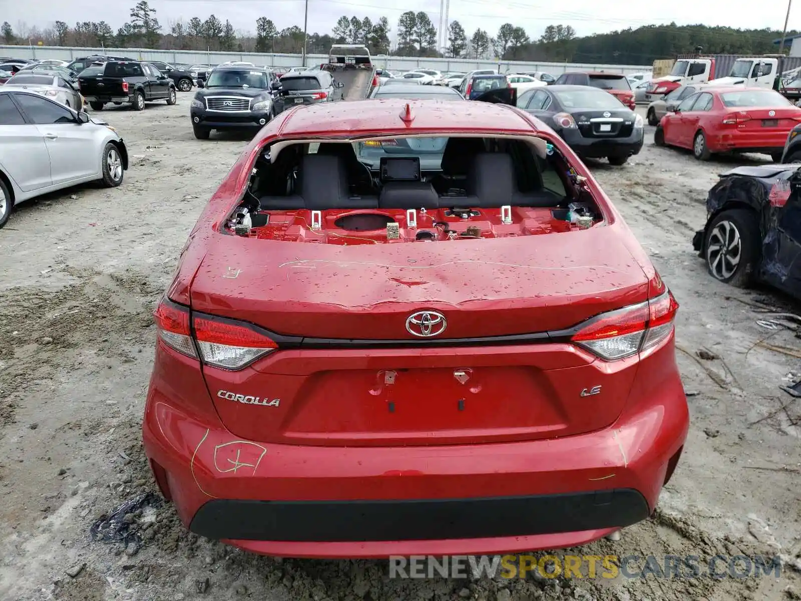 9 Photograph of a damaged car JTDVPMAE1MJ131280 TOYOTA COROLLA 2021