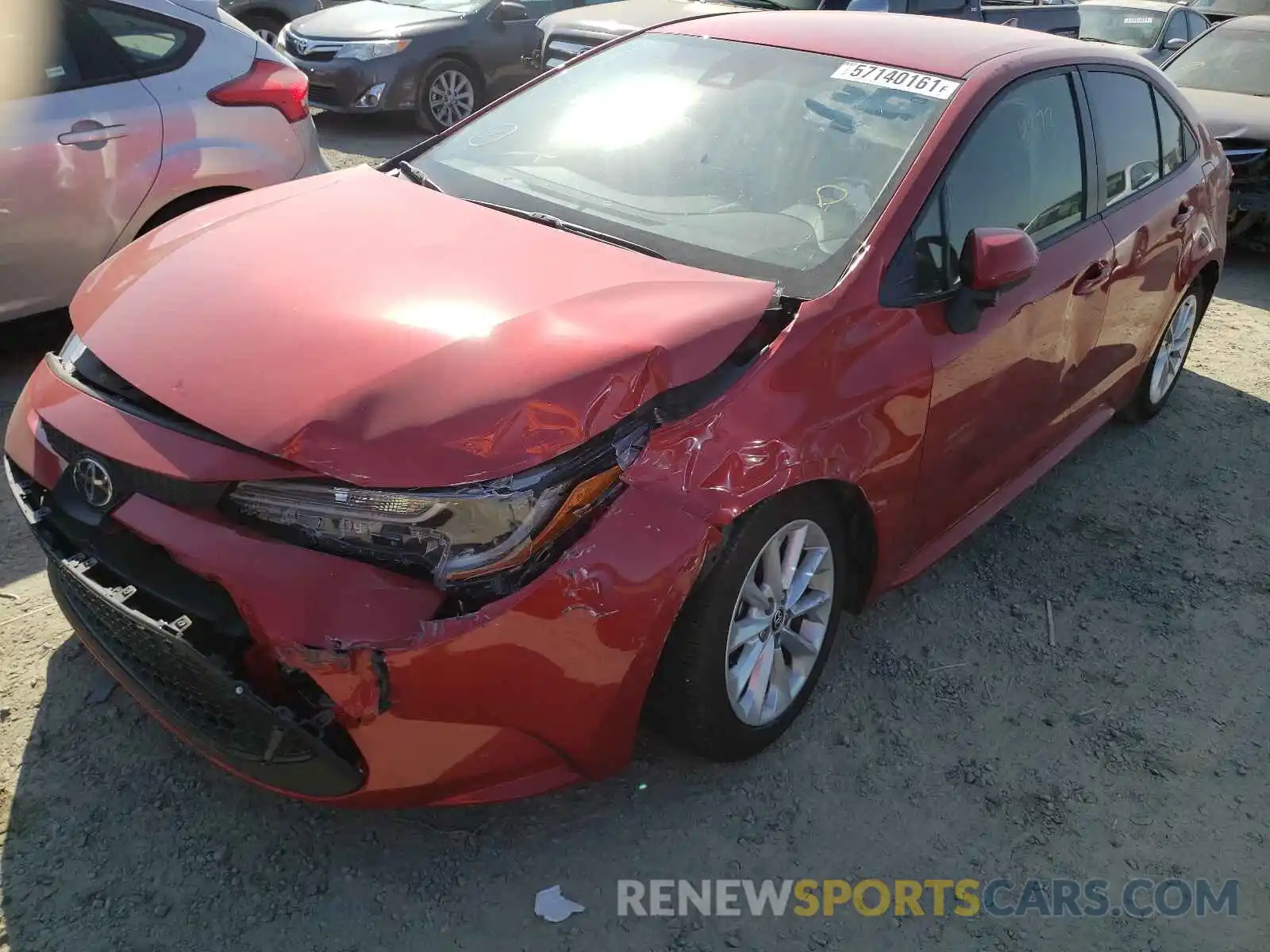 2 Photograph of a damaged car JTDVPMAE1MJ132428 TOYOTA COROLLA 2021