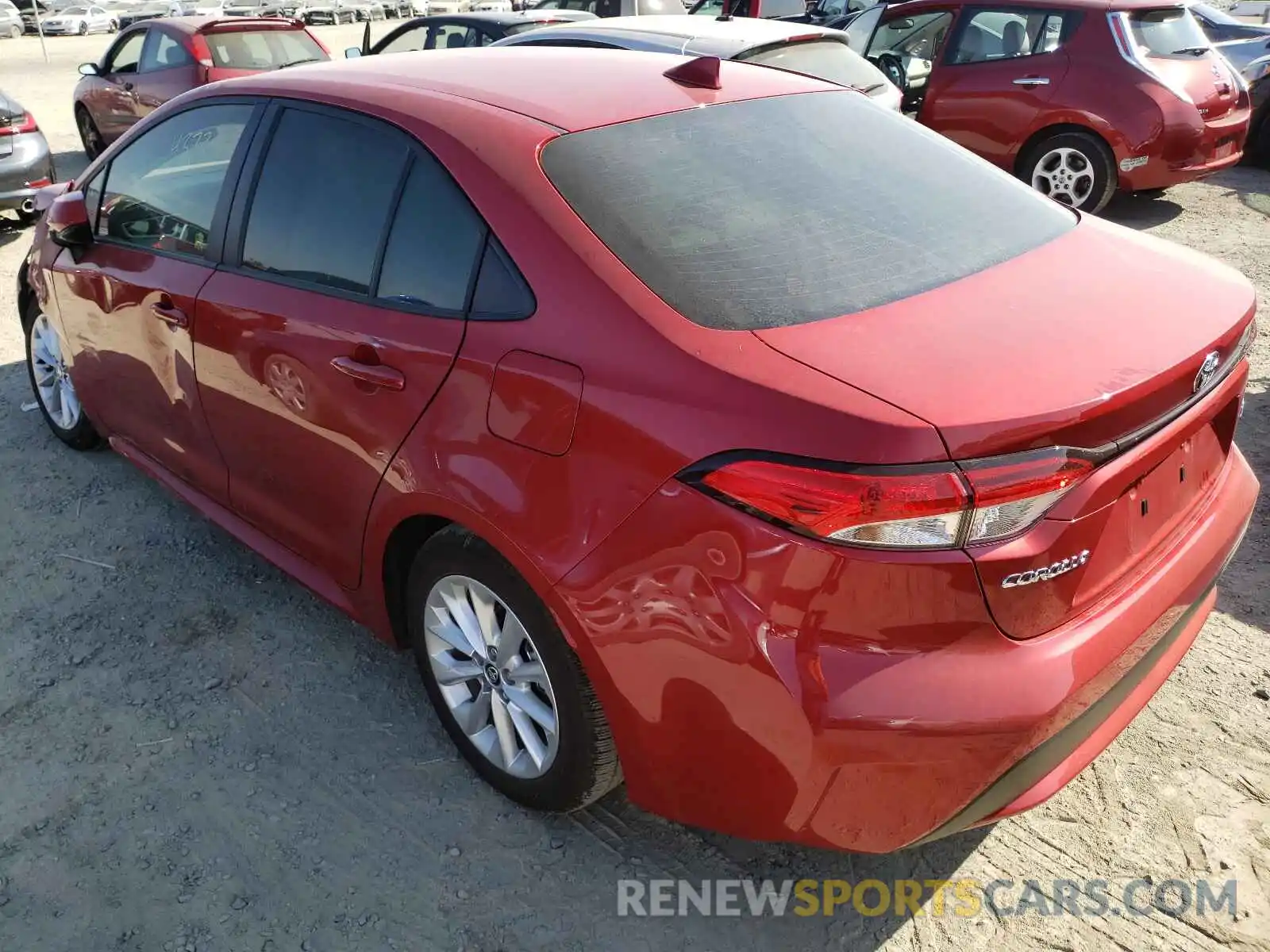 3 Photograph of a damaged car JTDVPMAE1MJ132428 TOYOTA COROLLA 2021