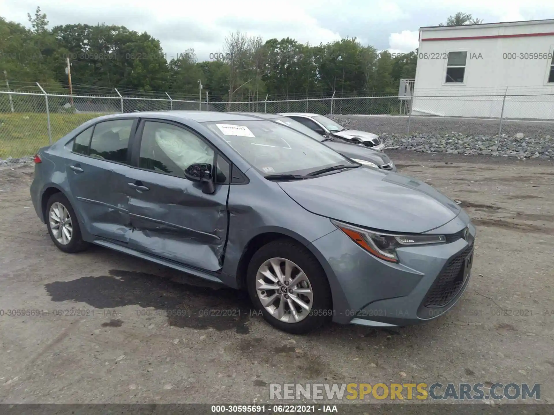 1 Photograph of a damaged car JTDVPMAE1MJ133496 TOYOTA COROLLA 2021