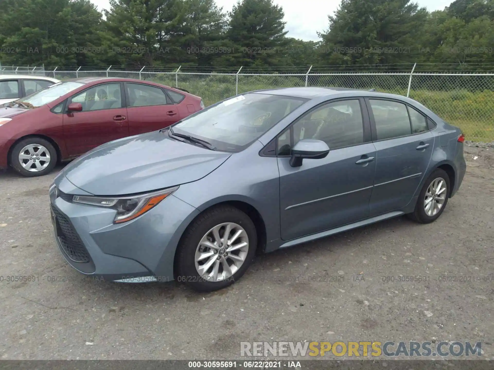 2 Photograph of a damaged car JTDVPMAE1MJ133496 TOYOTA COROLLA 2021