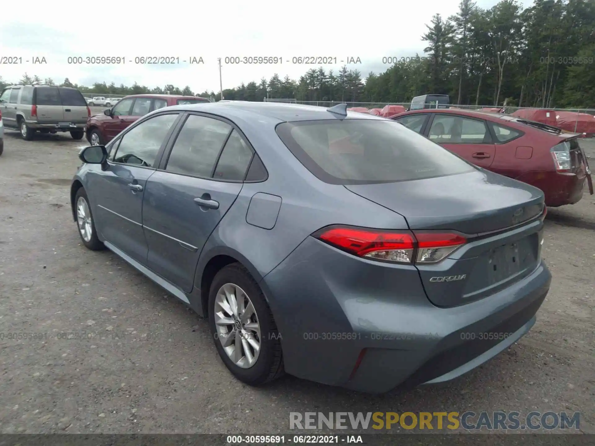 3 Photograph of a damaged car JTDVPMAE1MJ133496 TOYOTA COROLLA 2021