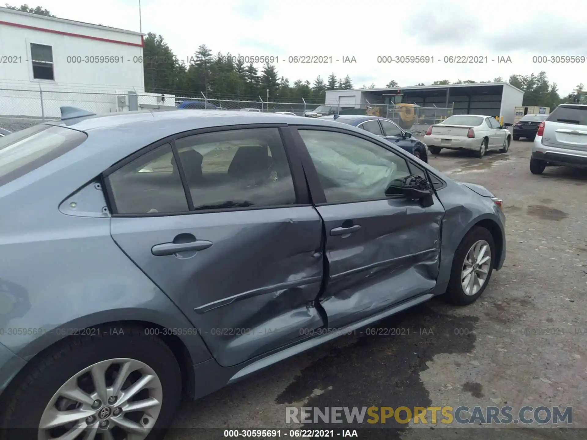 6 Photograph of a damaged car JTDVPMAE1MJ133496 TOYOTA COROLLA 2021