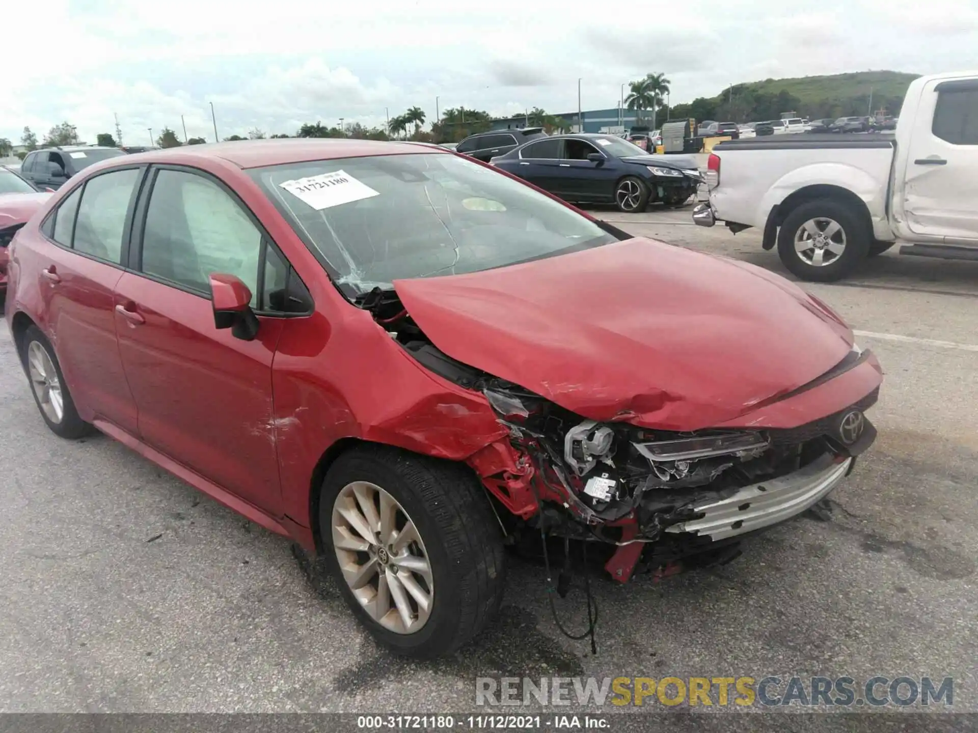 6 Photograph of a damaged car JTDVPMAE1MJ135944 TOYOTA COROLLA 2021