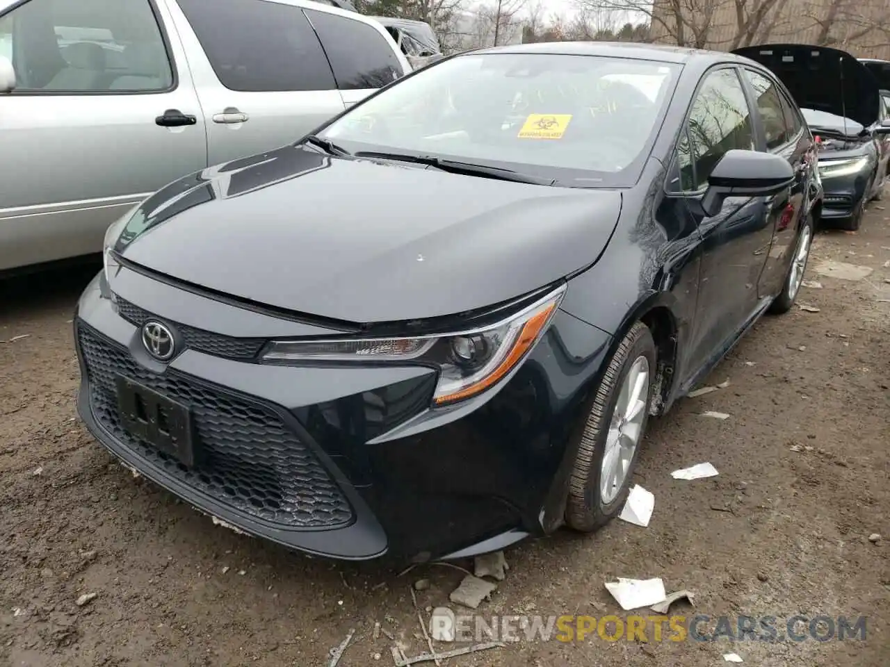 2 Фотография поврежденного автомобиля JTDVPMAE1MJ142571 TOYOTA COROLLA 2021