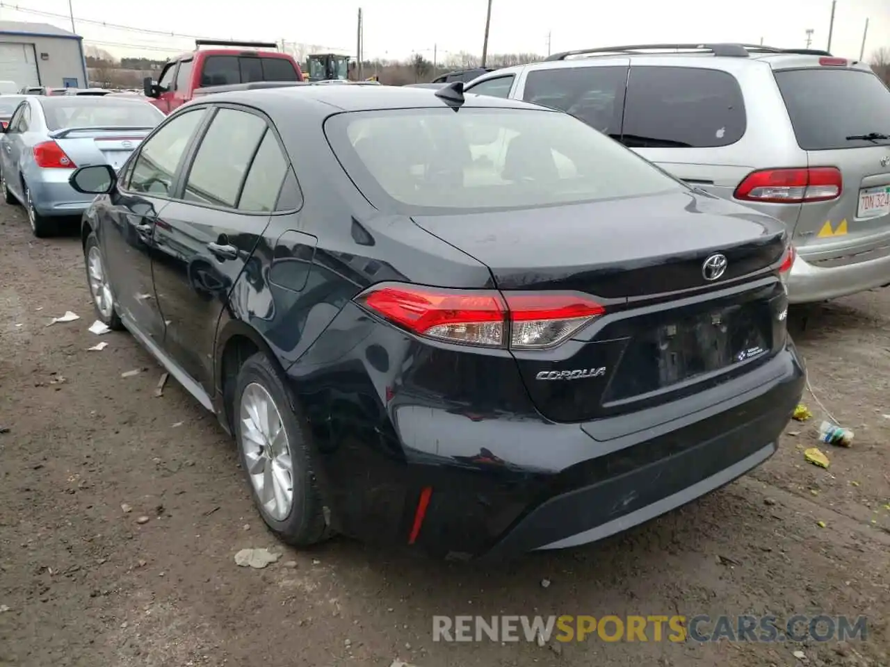 3 Photograph of a damaged car JTDVPMAE1MJ142571 TOYOTA COROLLA 2021