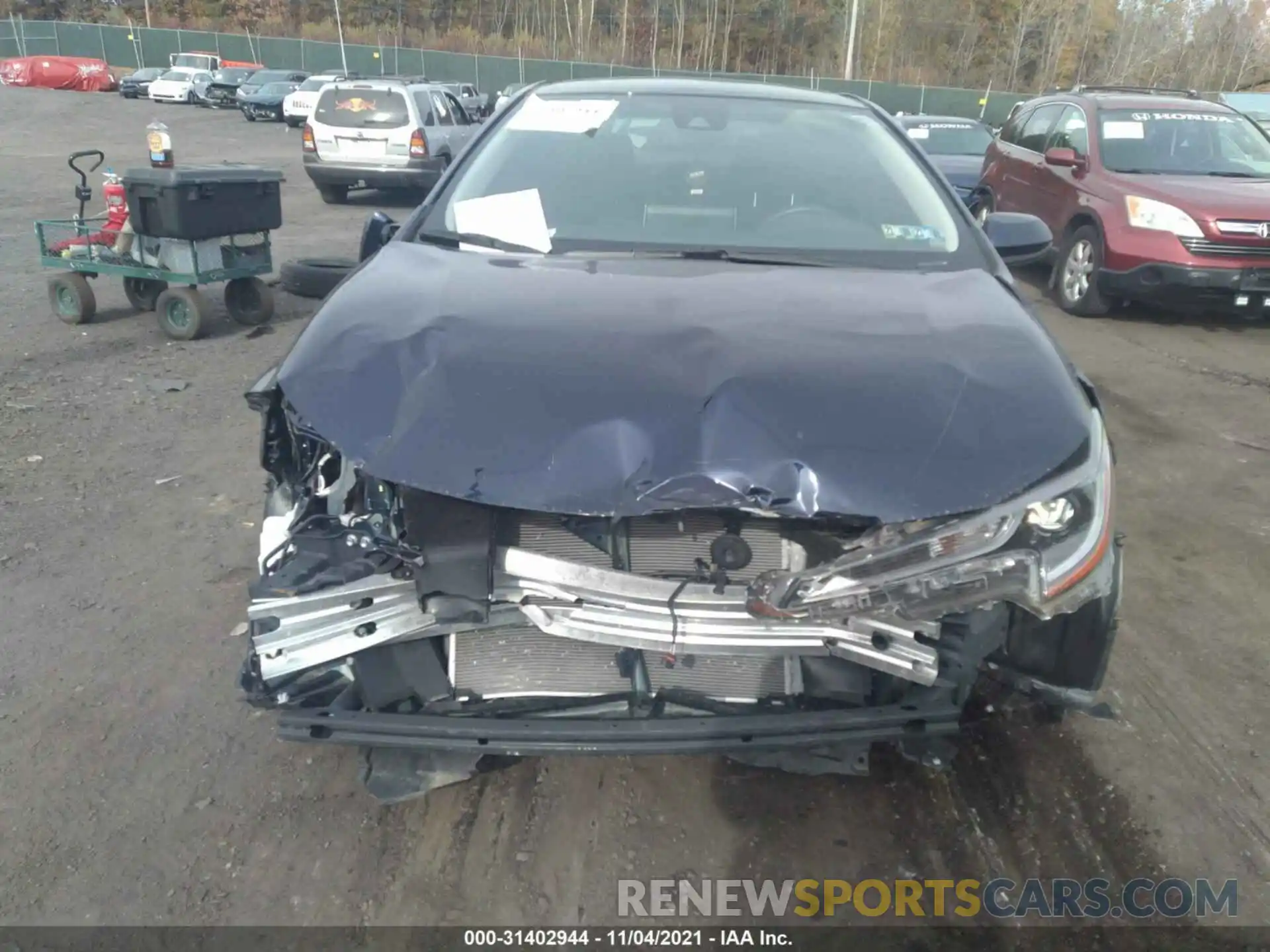 6 Photograph of a damaged car JTDVPMAE1MJ146443 TOYOTA COROLLA 2021