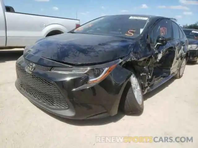 2 Photograph of a damaged car JTDVPMAE1MJ165963 TOYOTA COROLLA 2021