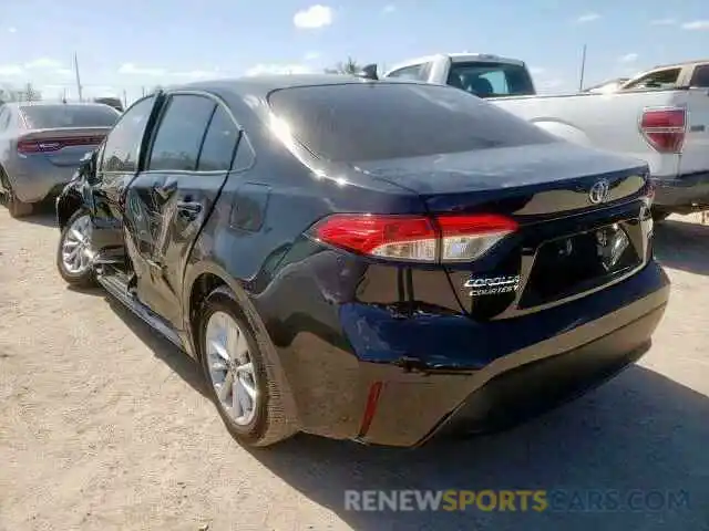 3 Photograph of a damaged car JTDVPMAE1MJ165963 TOYOTA COROLLA 2021