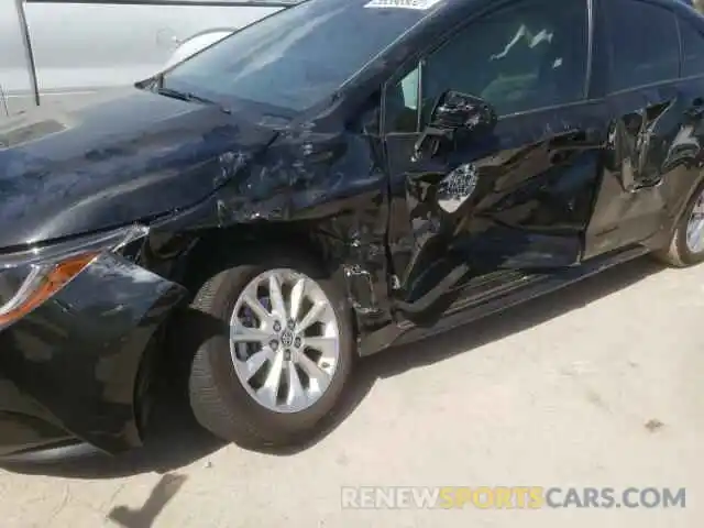 9 Photograph of a damaged car JTDVPMAE1MJ165963 TOYOTA COROLLA 2021