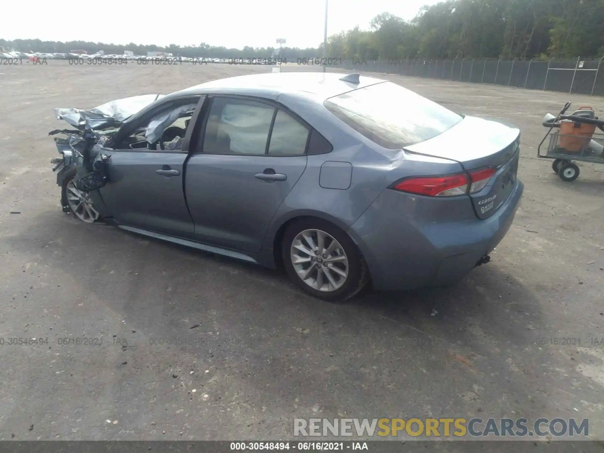 3 Photograph of a damaged car JTDVPMAE1MJ172010 TOYOTA COROLLA 2021