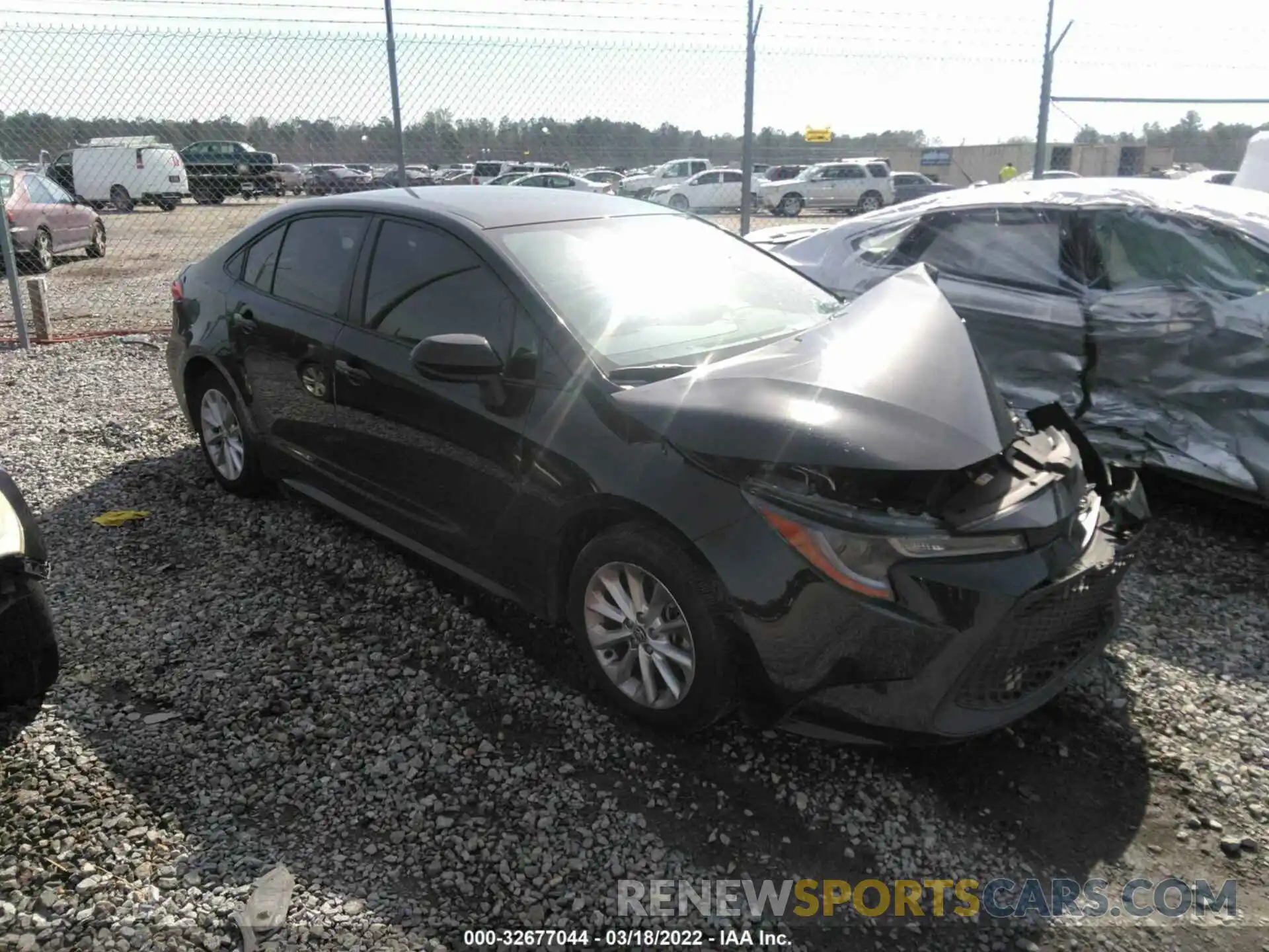 1 Photograph of a damaged car JTDVPMAE1MJ173304 TOYOTA COROLLA 2021