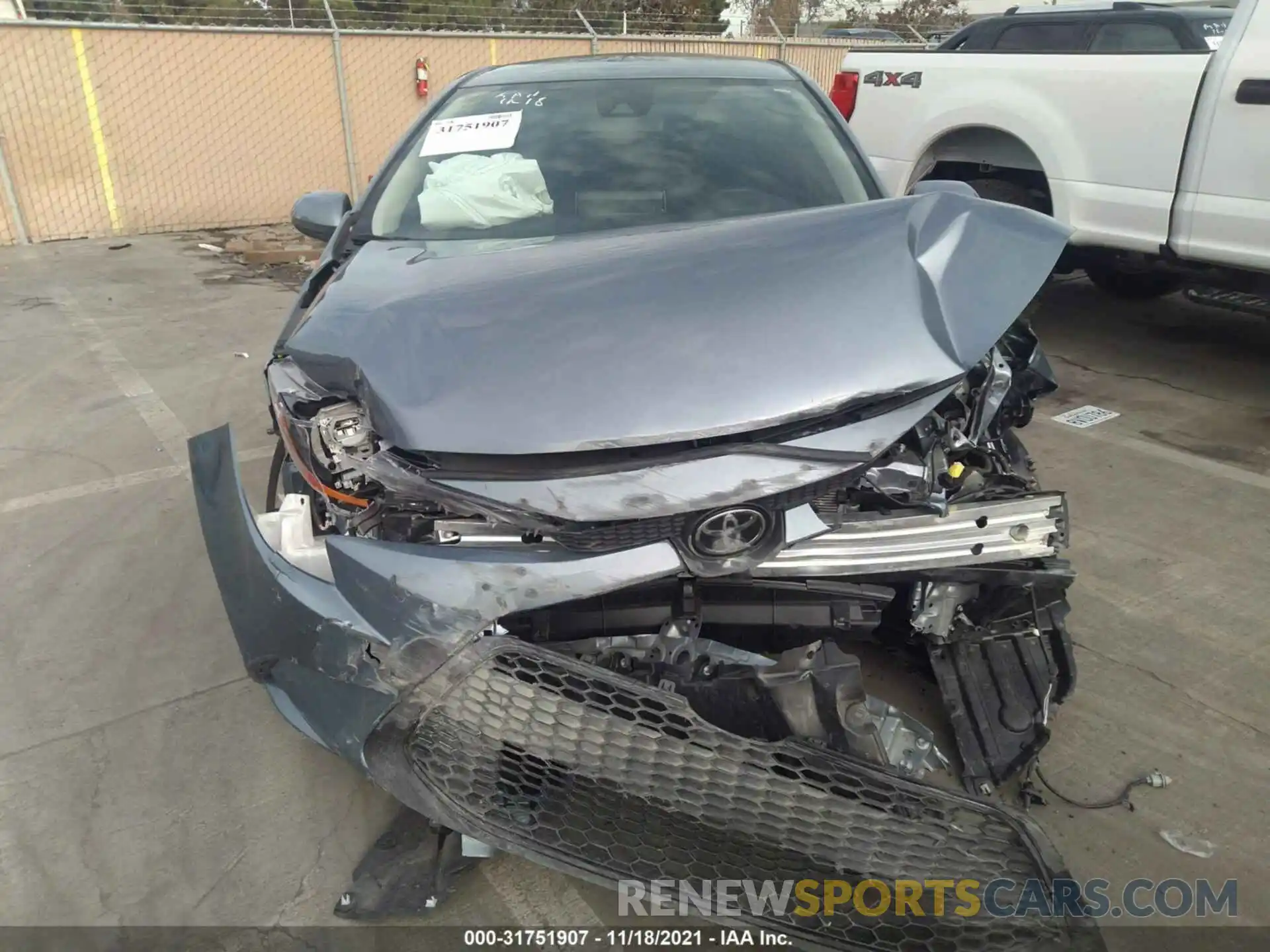 6 Photograph of a damaged car JTDVPMAE1MJ174419 TOYOTA COROLLA 2021