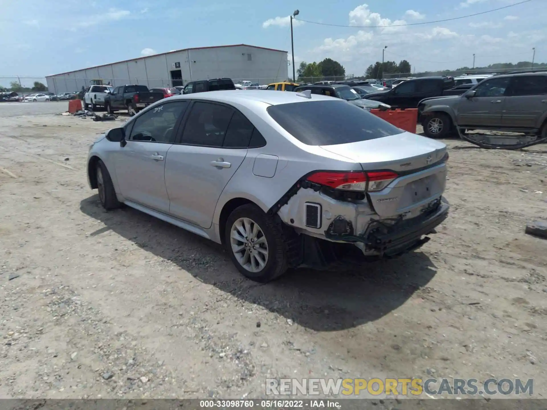 3 Photograph of a damaged car JTDVPMAE2MJ120921 TOYOTA COROLLA 2021