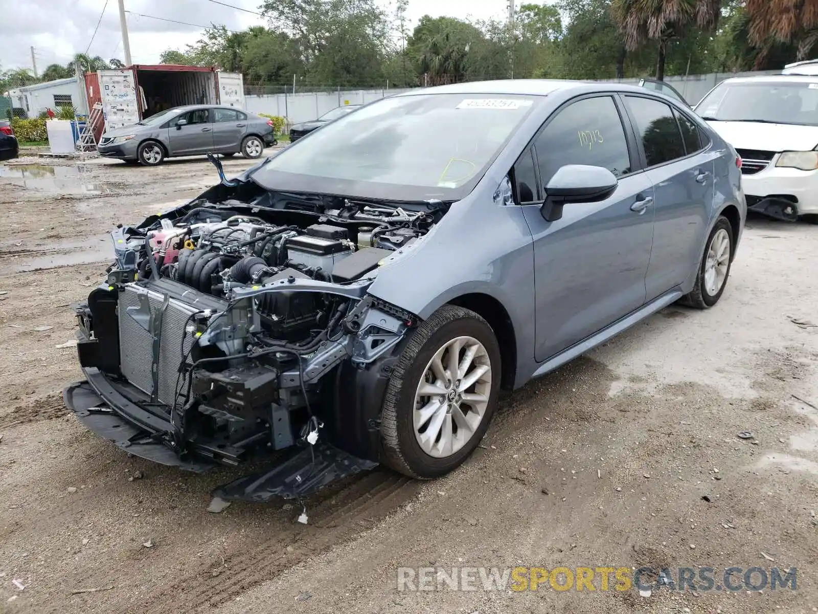 2 Photograph of a damaged car JTDVPMAE2MJ121308 TOYOTA COROLLA 2021