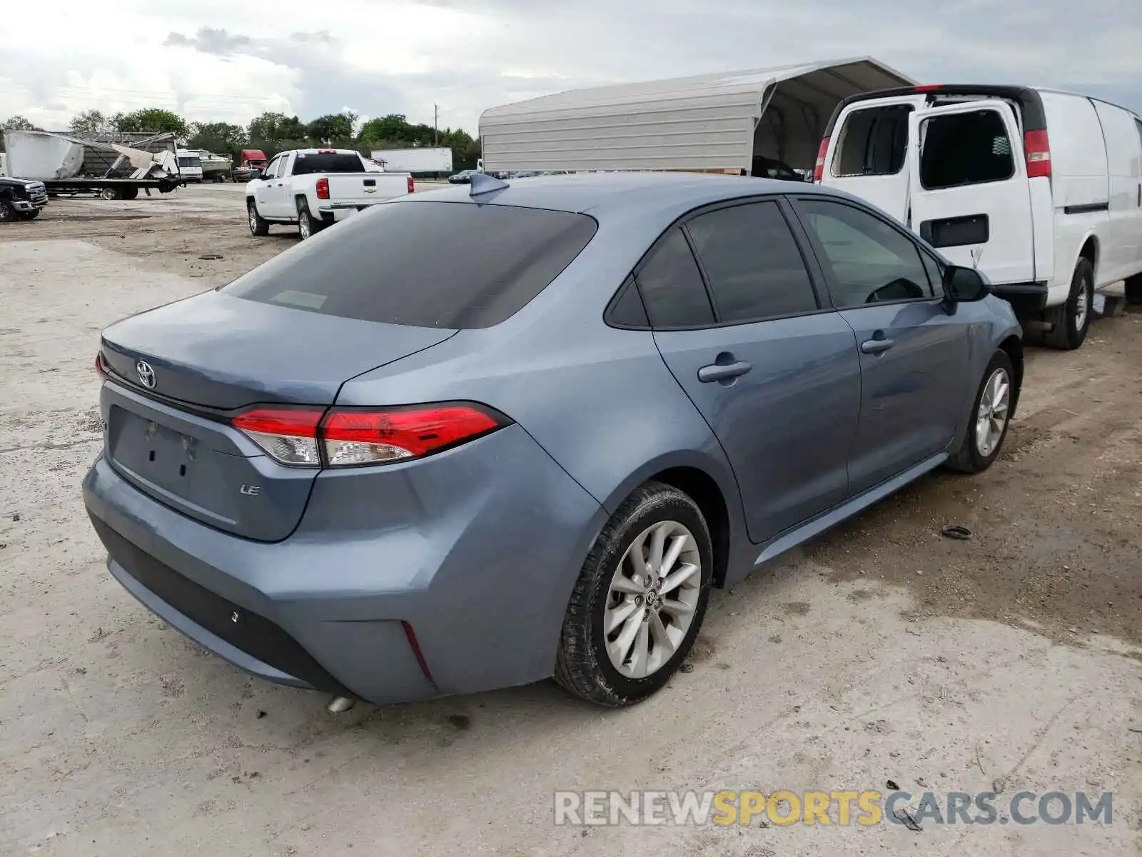 4 Photograph of a damaged car JTDVPMAE2MJ121308 TOYOTA COROLLA 2021