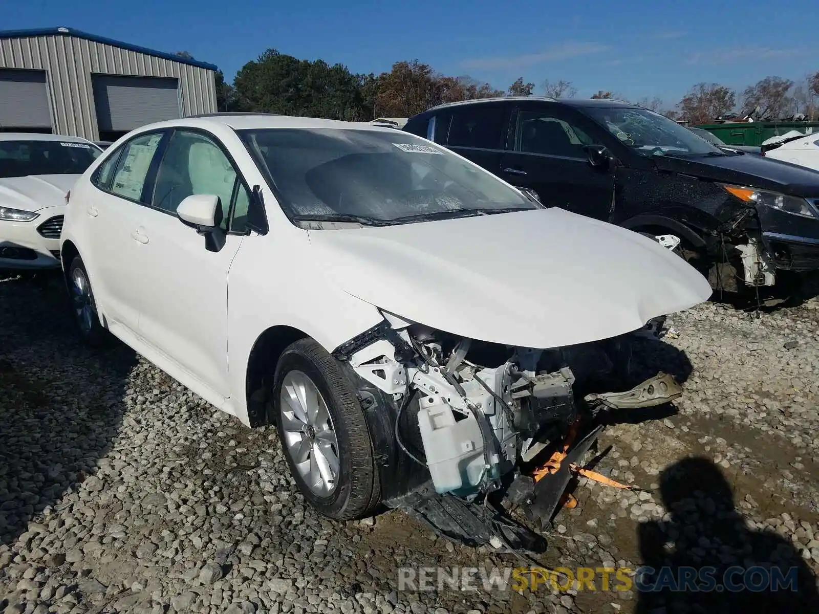 1 Photograph of a damaged car JTDVPMAE2MJ123270 TOYOTA COROLLA 2021