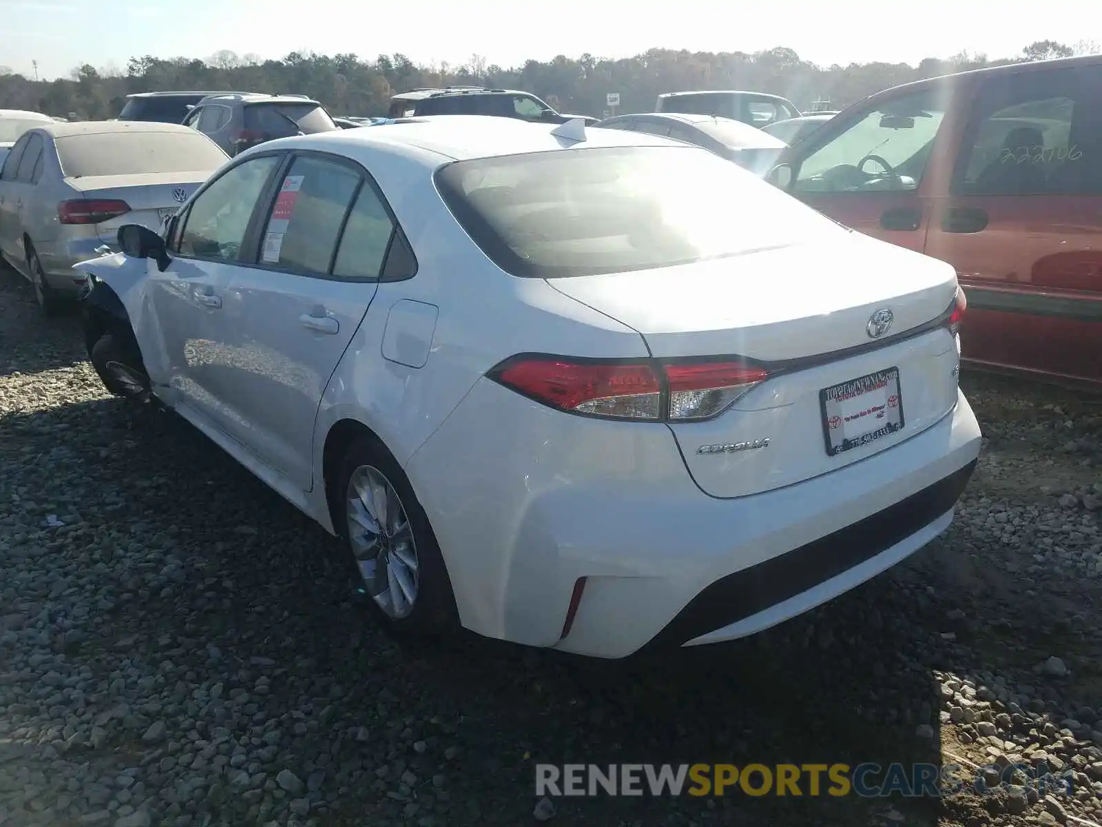 3 Photograph of a damaged car JTDVPMAE2MJ123270 TOYOTA COROLLA 2021