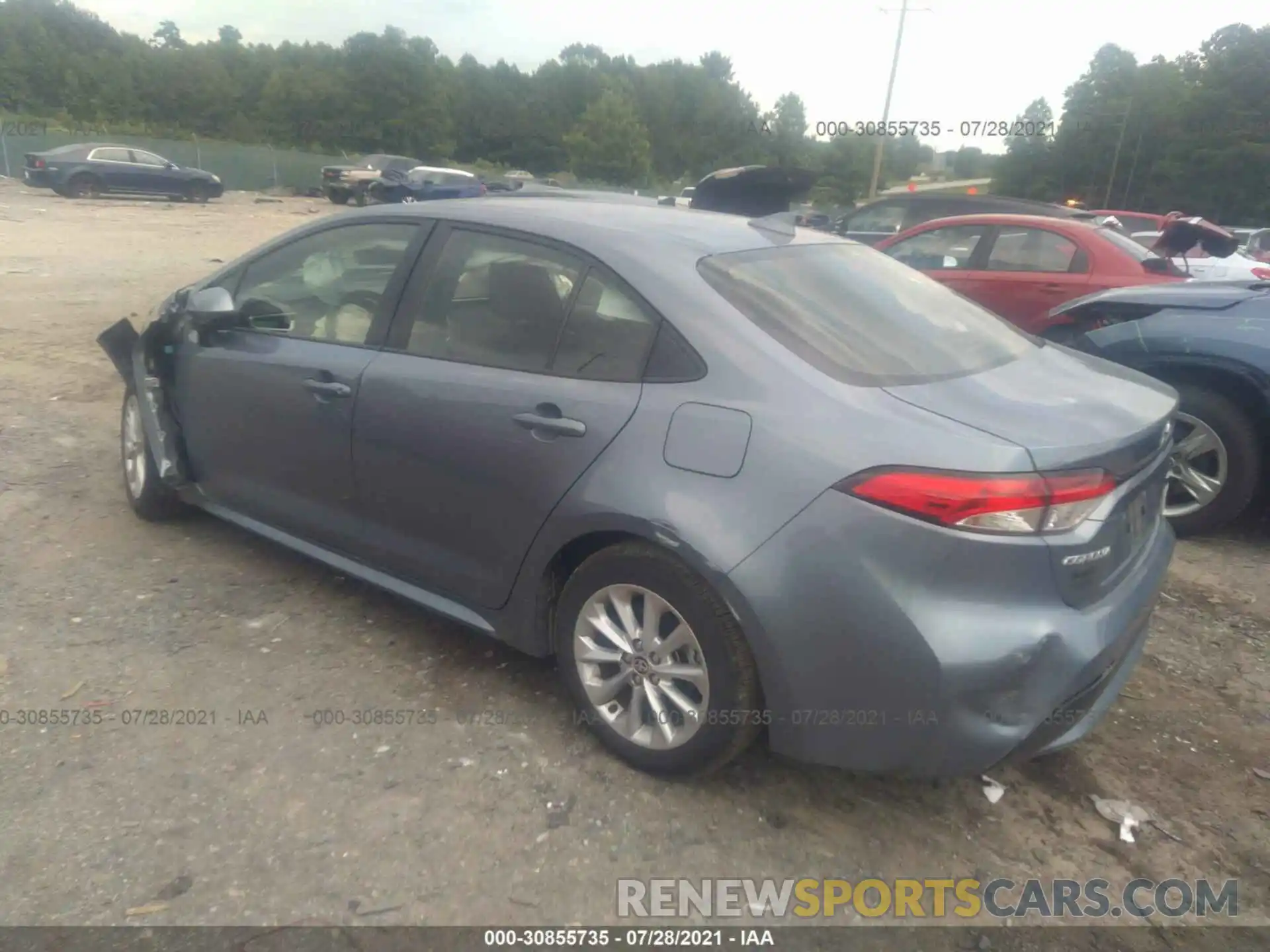 3 Photograph of a damaged car JTDVPMAE2MJ123446 TOYOTA COROLLA 2021