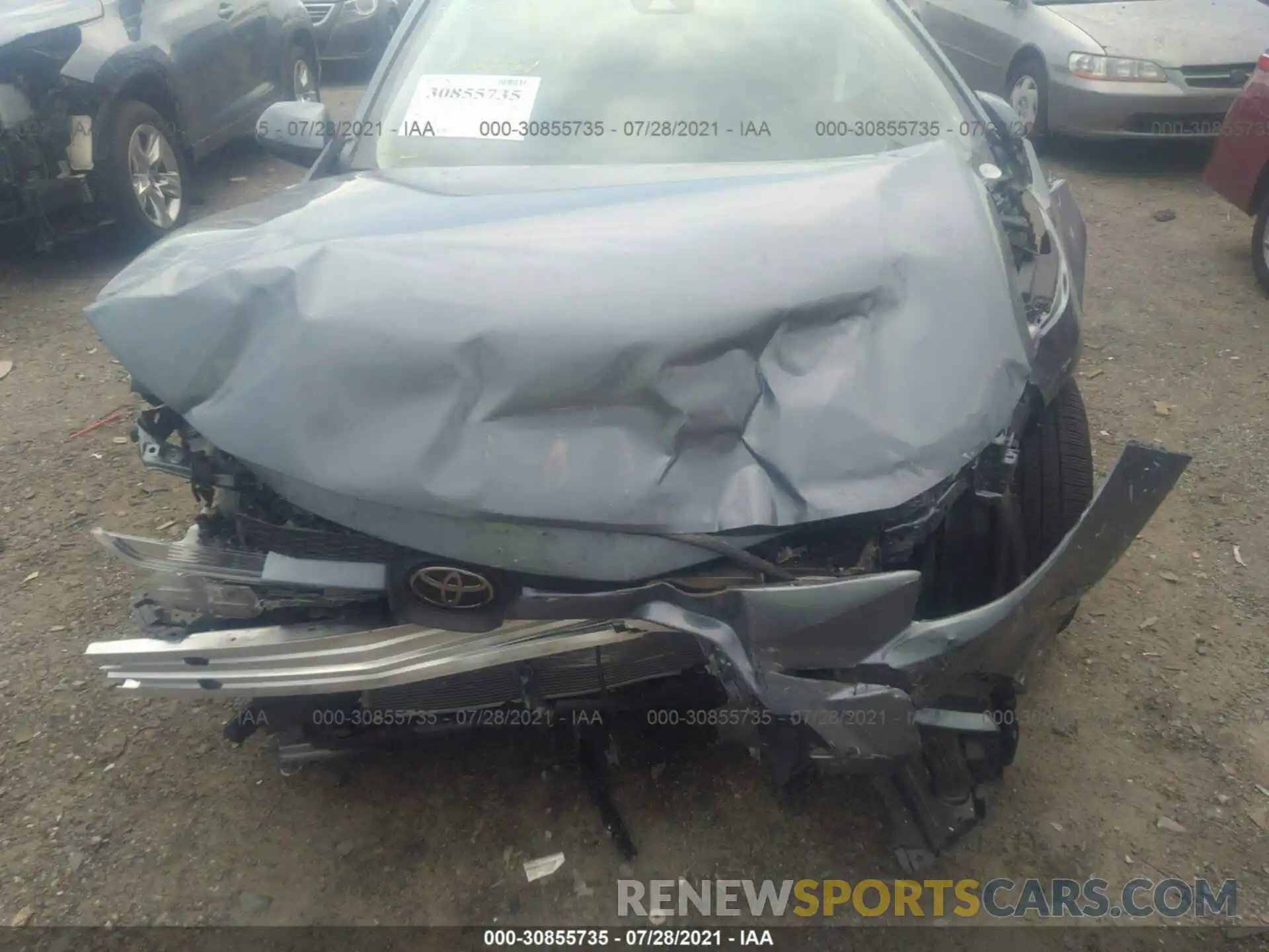 6 Photograph of a damaged car JTDVPMAE2MJ123446 TOYOTA COROLLA 2021