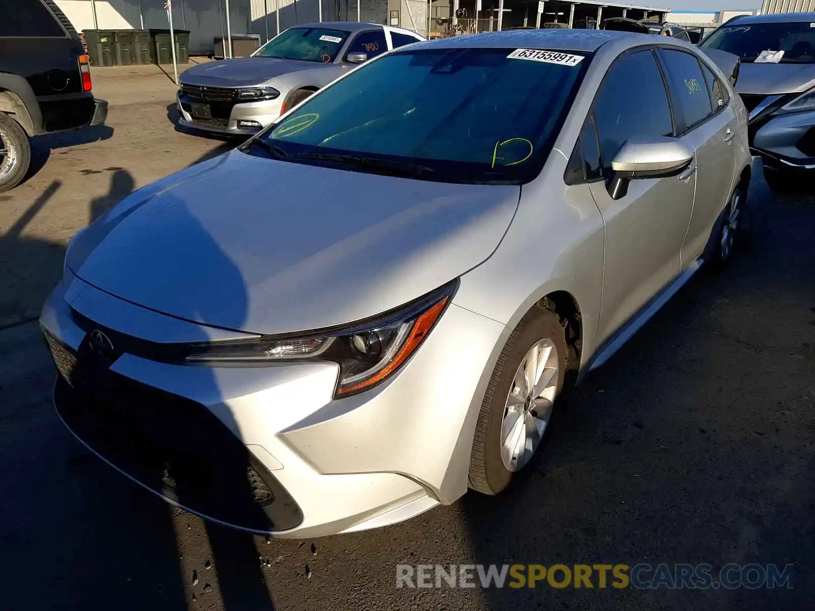 2 Photograph of a damaged car JTDVPMAE2MJ129294 TOYOTA COROLLA 2021