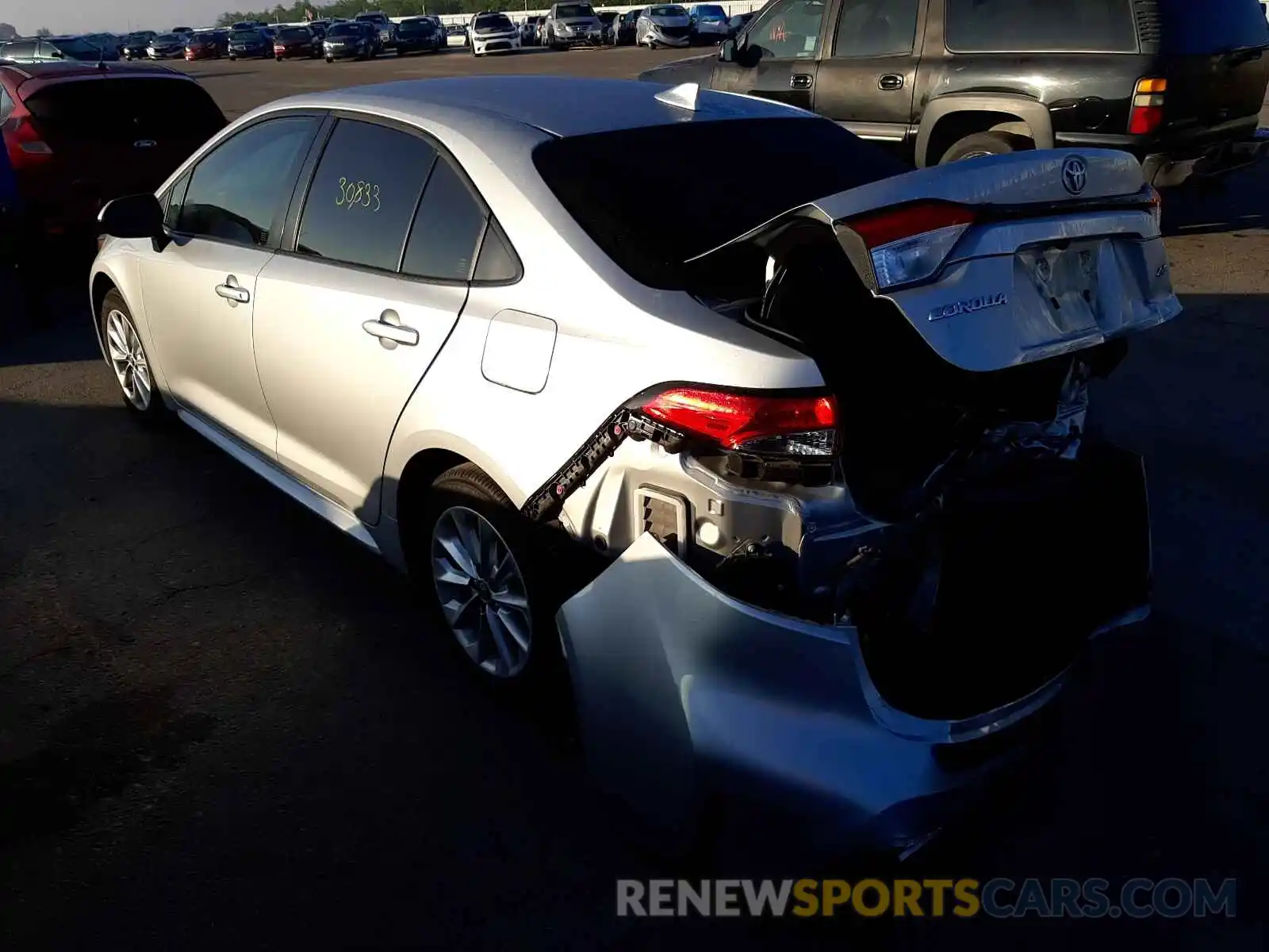 3 Photograph of a damaged car JTDVPMAE2MJ129294 TOYOTA COROLLA 2021