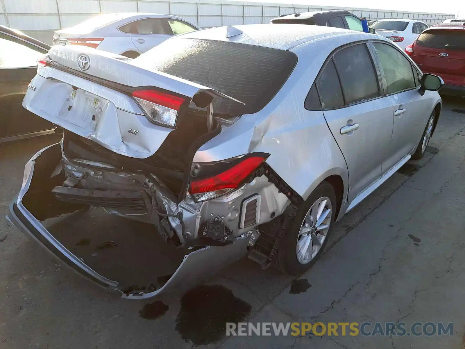 4 Photograph of a damaged car JTDVPMAE2MJ129294 TOYOTA COROLLA 2021