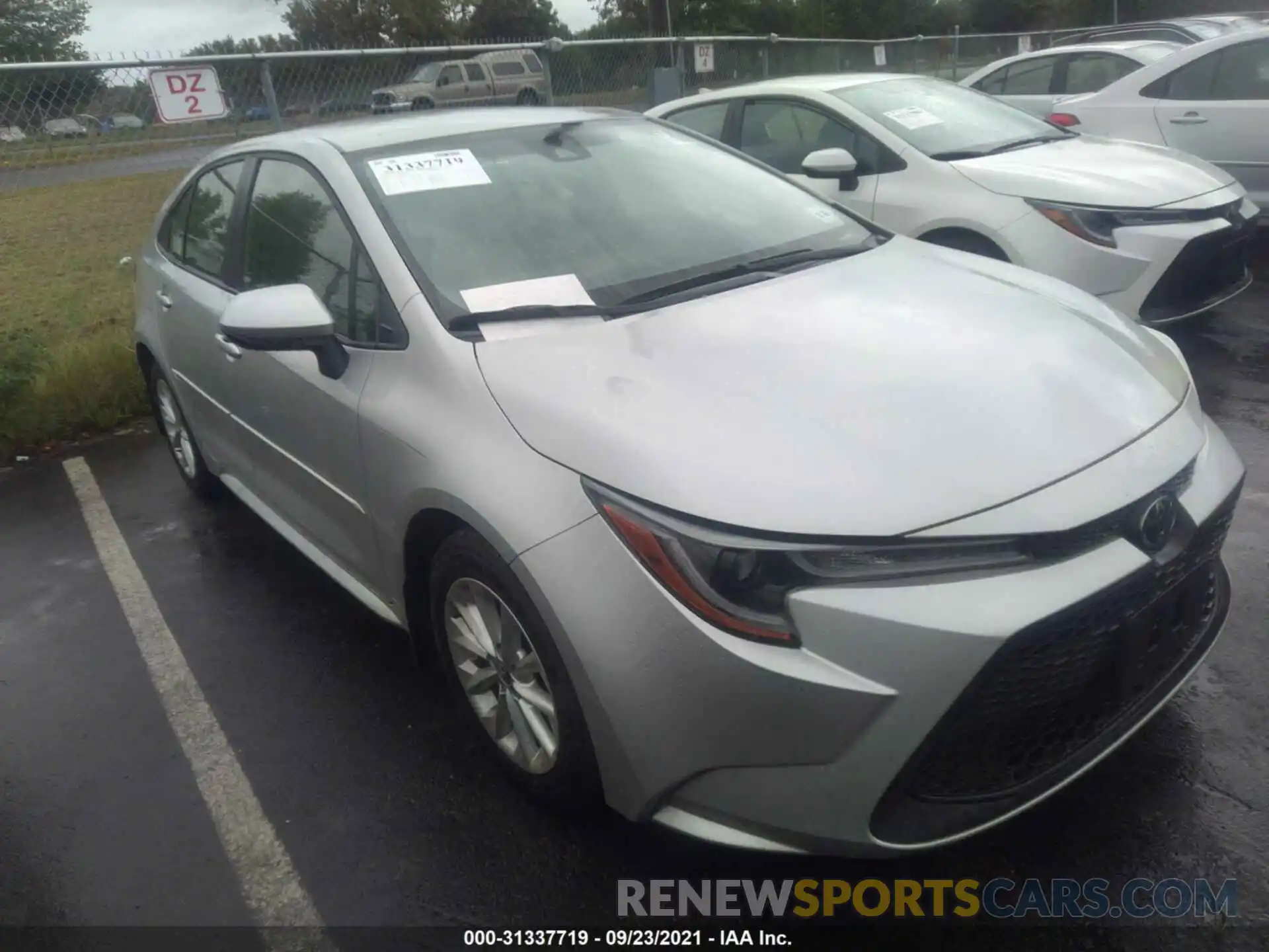 1 Photograph of a damaged car JTDVPMAE2MJ133197 TOYOTA COROLLA 2021