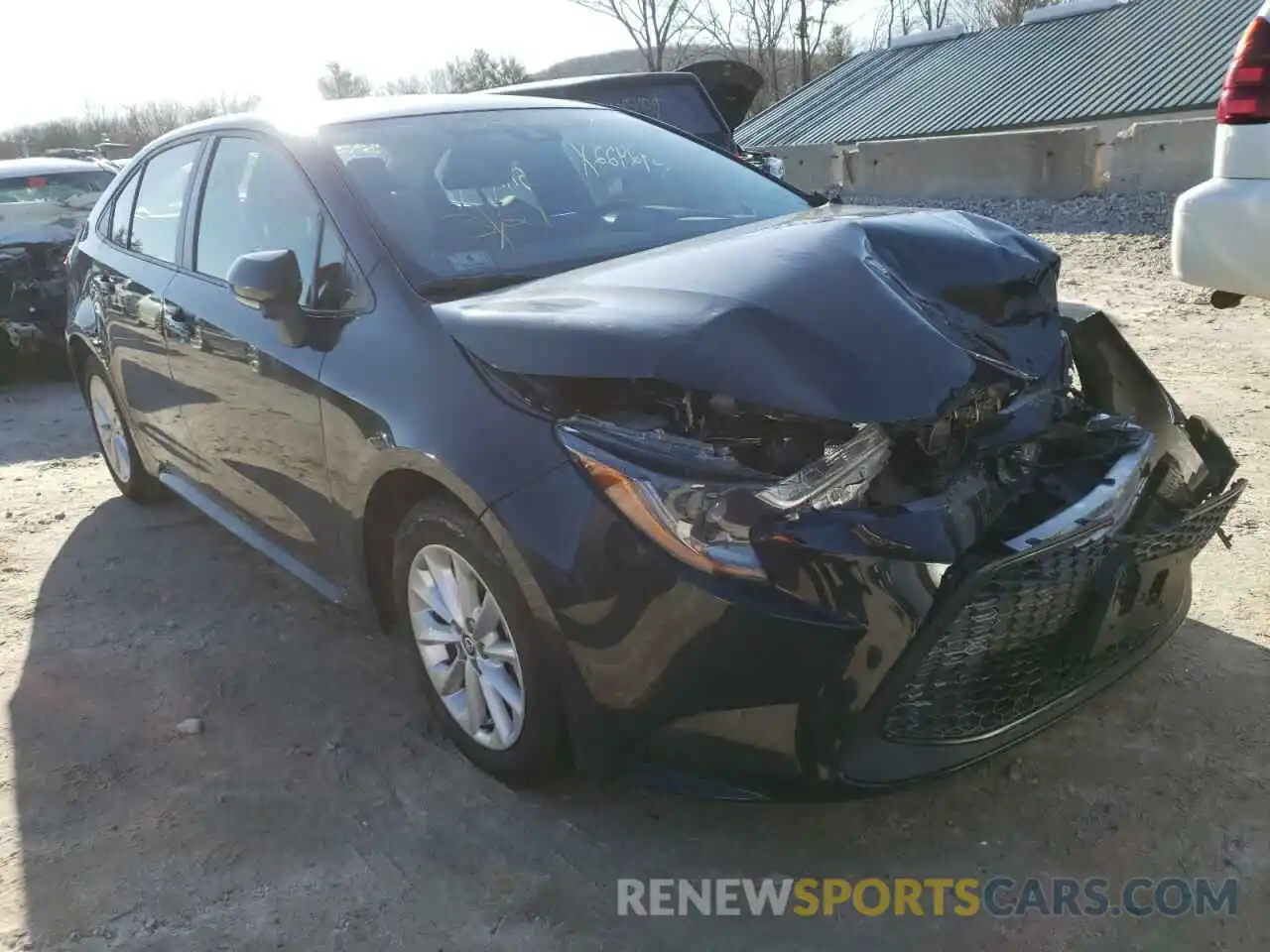 1 Photograph of a damaged car JTDVPMAE2MJ133829 TOYOTA COROLLA 2021