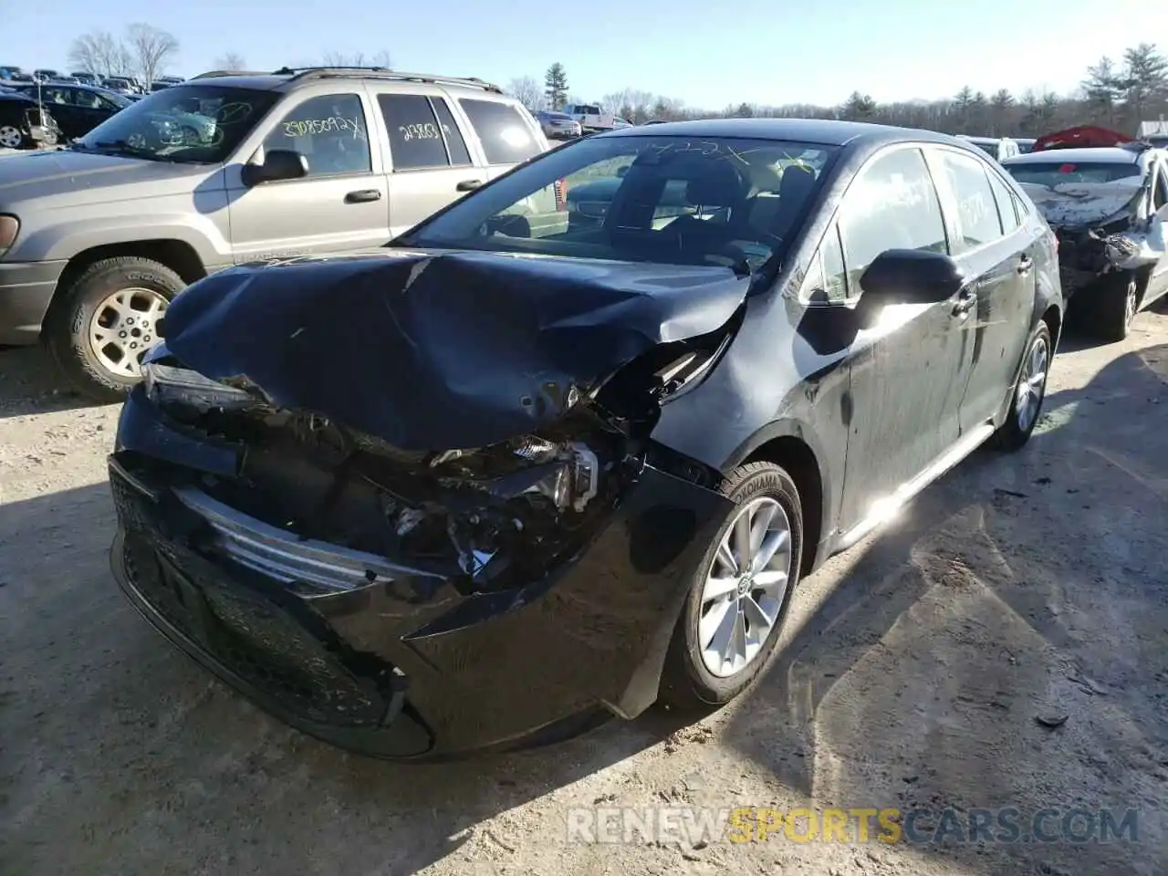 2 Photograph of a damaged car JTDVPMAE2MJ133829 TOYOTA COROLLA 2021