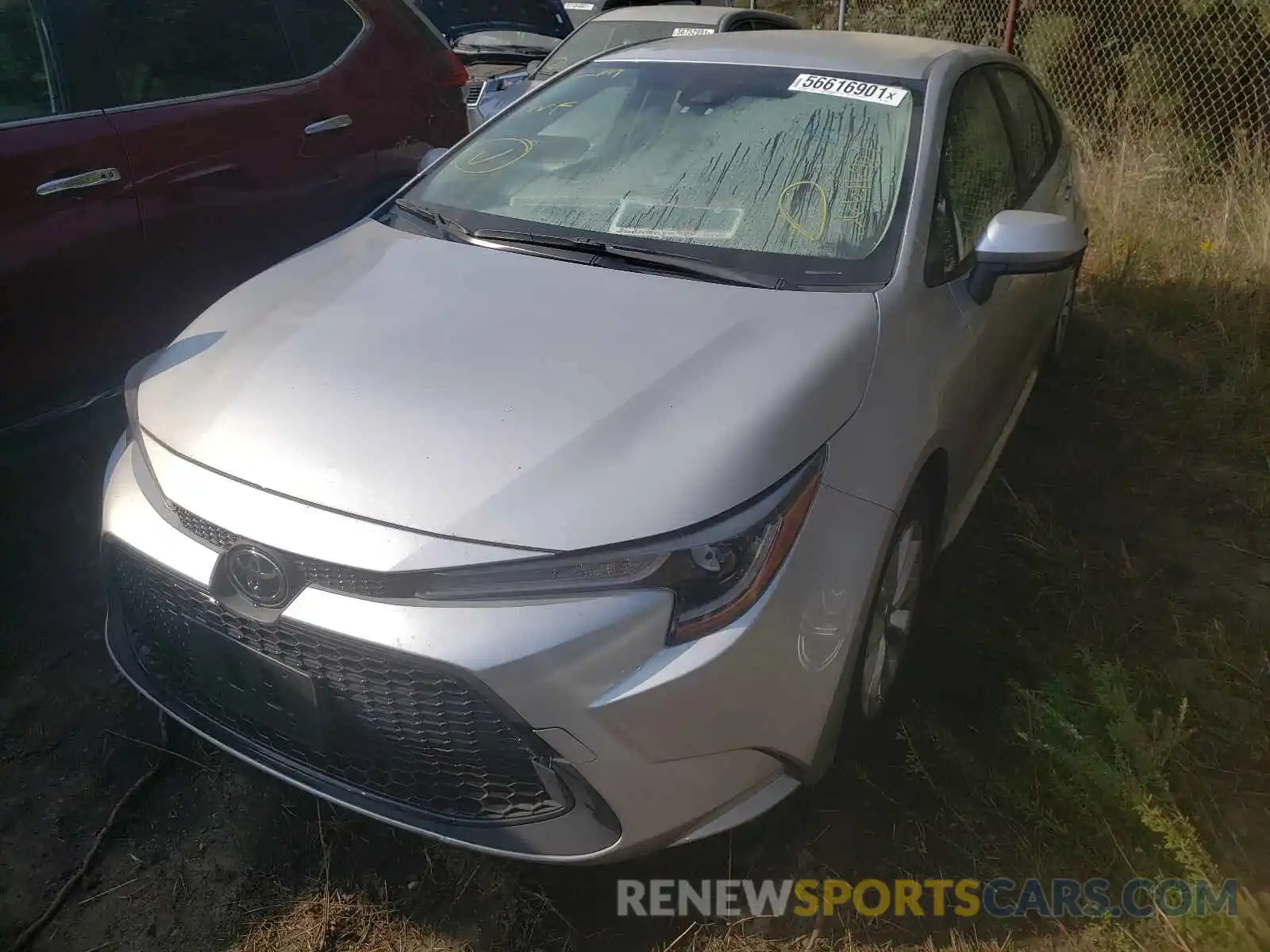 2 Photograph of a damaged car JTDVPMAE2MJ135936 TOYOTA COROLLA 2021