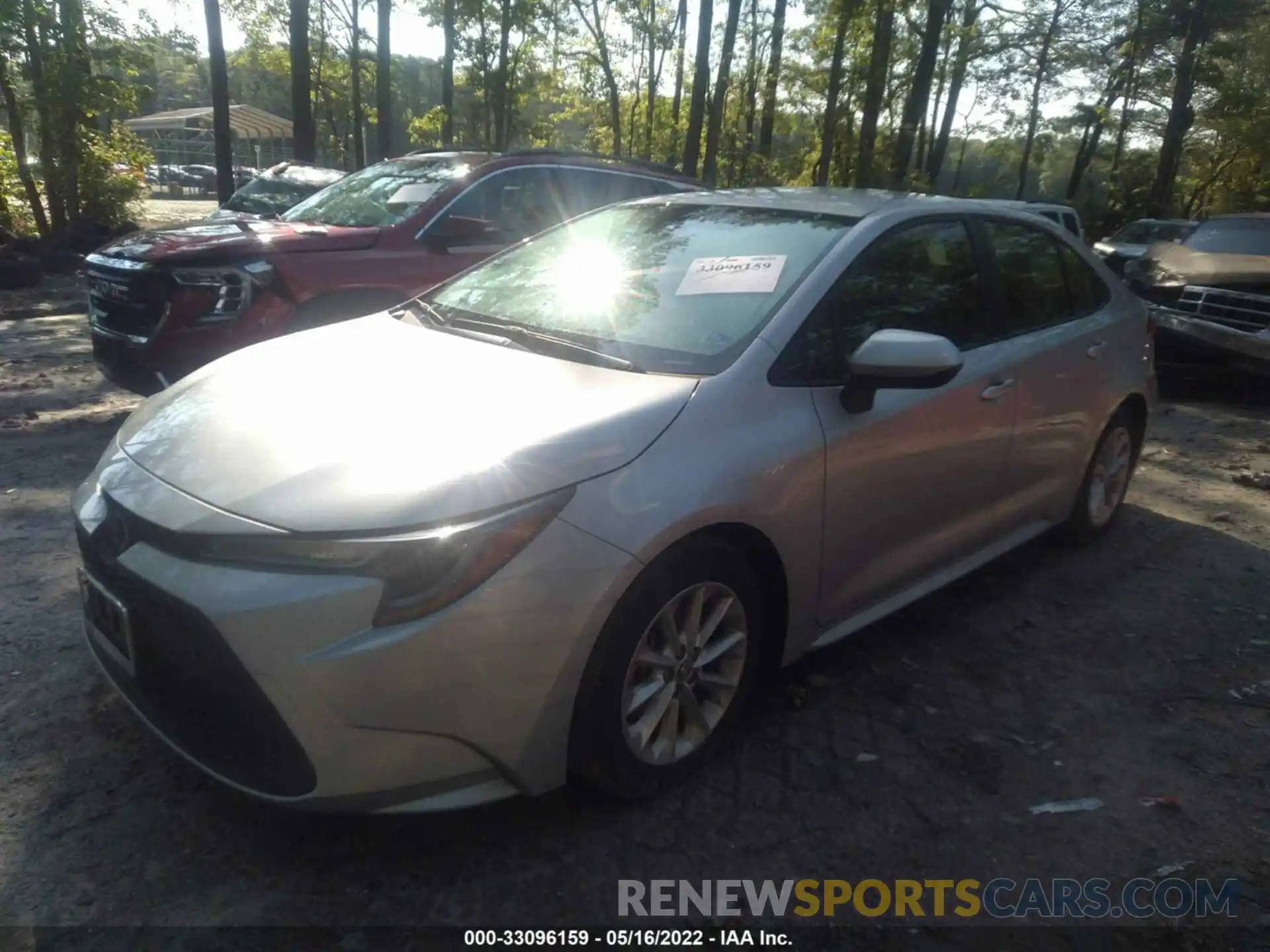 2 Photograph of a damaged car JTDVPMAE2MJ138318 TOYOTA COROLLA 2021