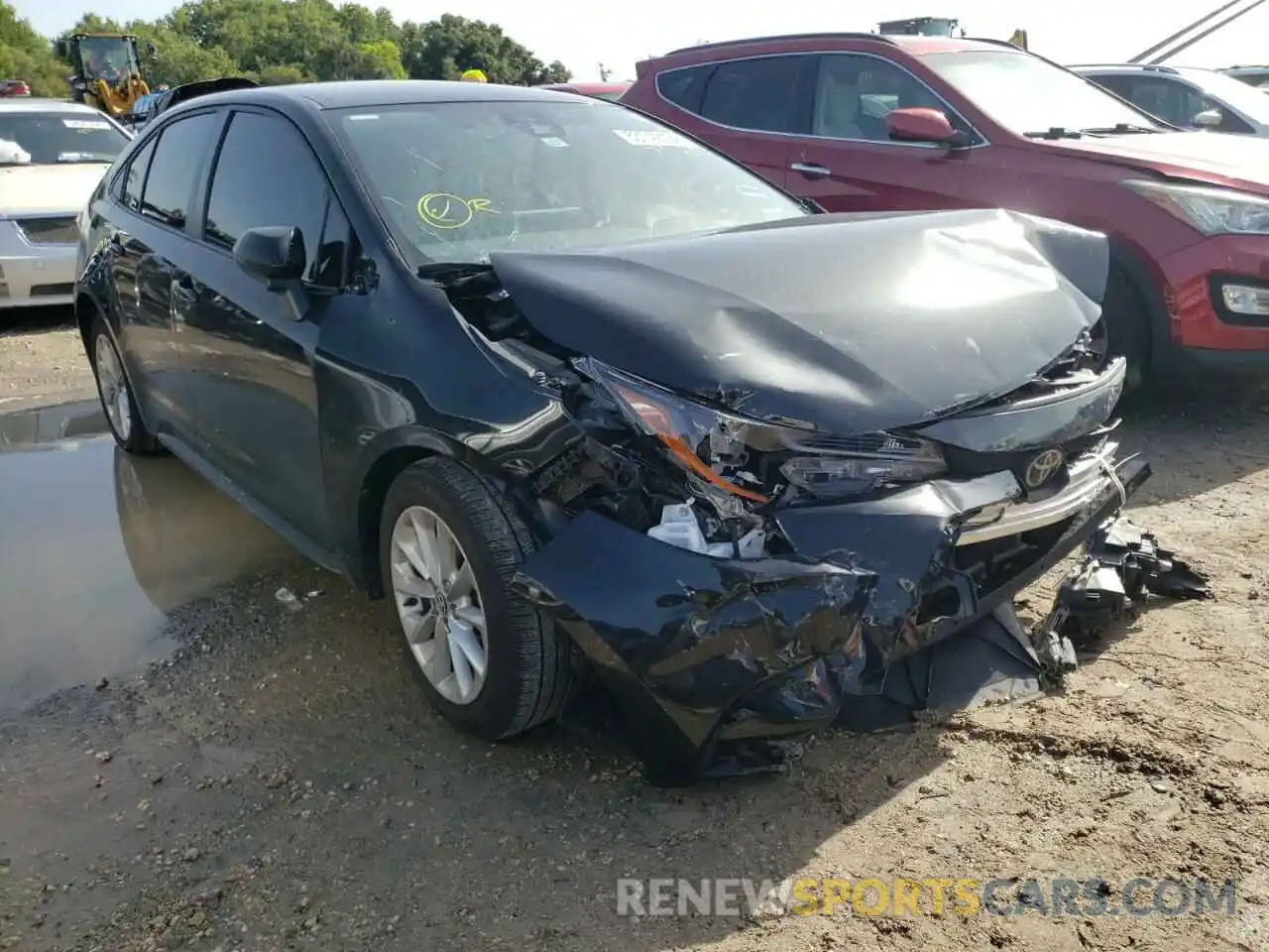 1 Photograph of a damaged car JTDVPMAE2MJ163896 TOYOTA COROLLA 2021