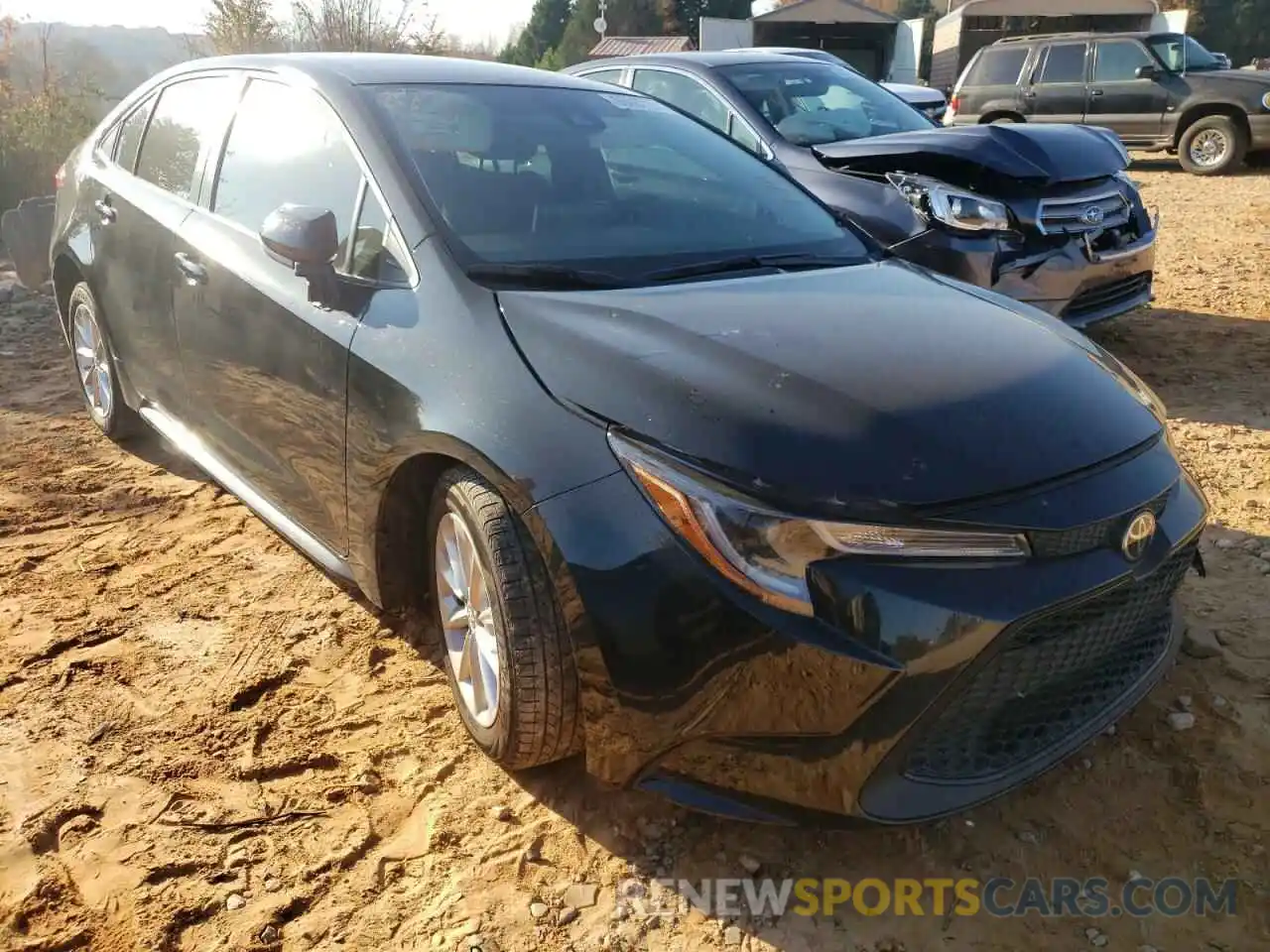 1 Photograph of a damaged car JTDVPMAE2MJ174865 TOYOTA COROLLA 2021