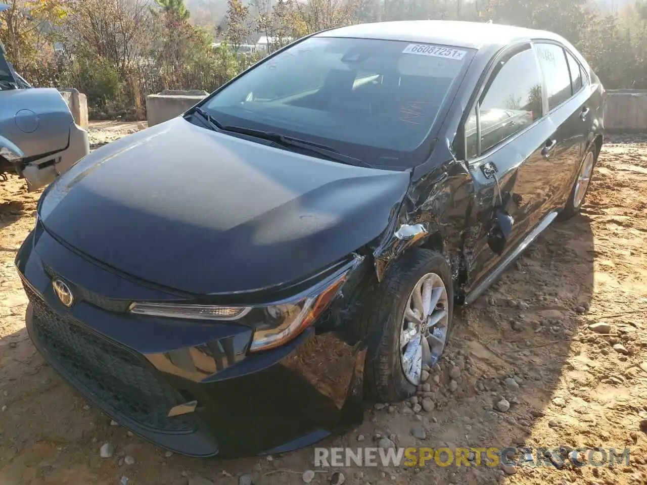 2 Photograph of a damaged car JTDVPMAE2MJ174865 TOYOTA COROLLA 2021