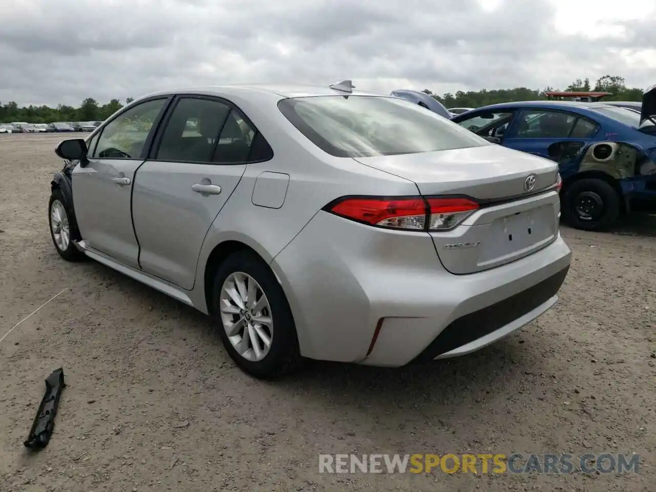 3 Photograph of a damaged car JTDVPMAE2MJ185459 TOYOTA COROLLA 2021