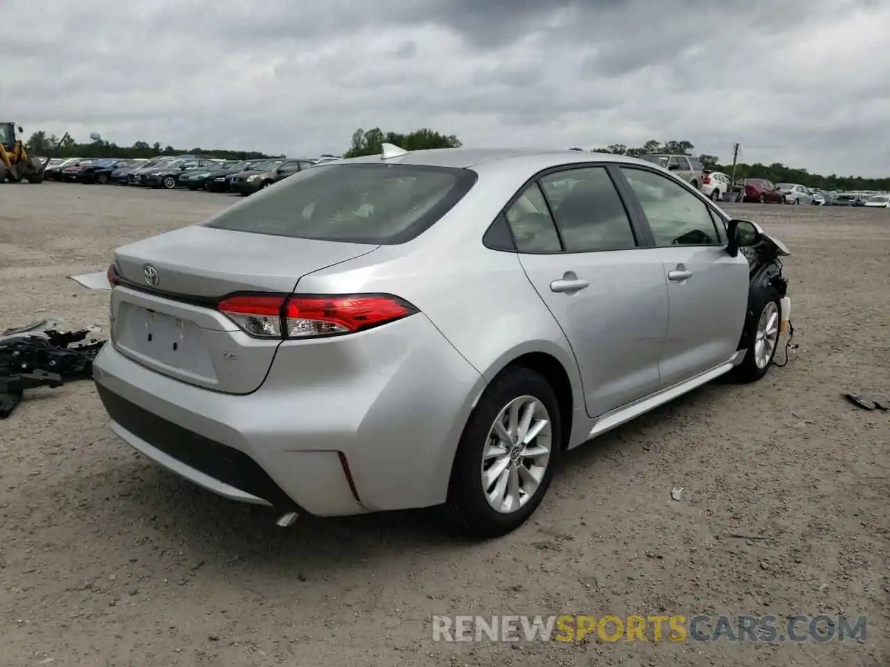 4 Photograph of a damaged car JTDVPMAE2MJ185459 TOYOTA COROLLA 2021