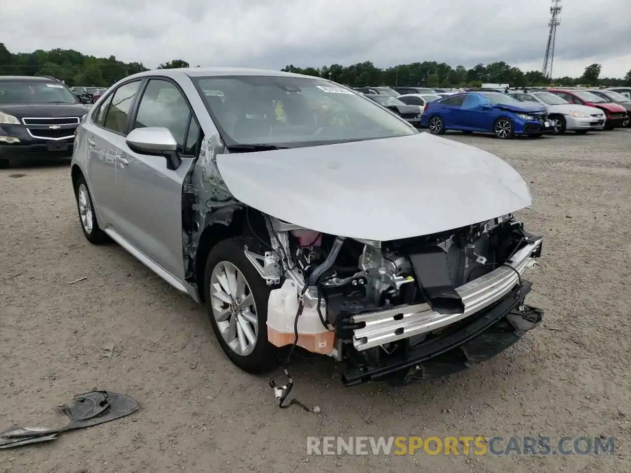 9 Photograph of a damaged car JTDVPMAE2MJ185459 TOYOTA COROLLA 2021